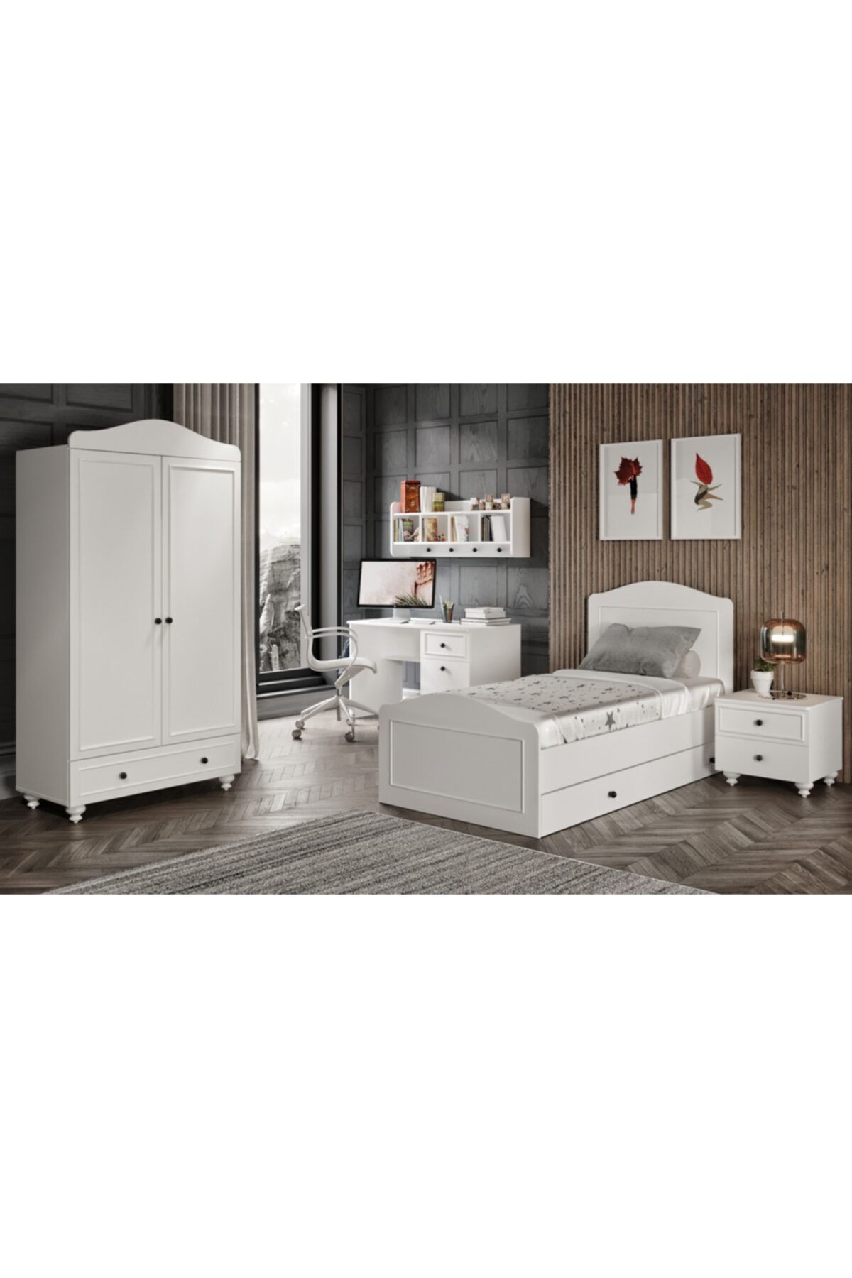 Ensemble de chambre d'enfant Montes (%MDF)