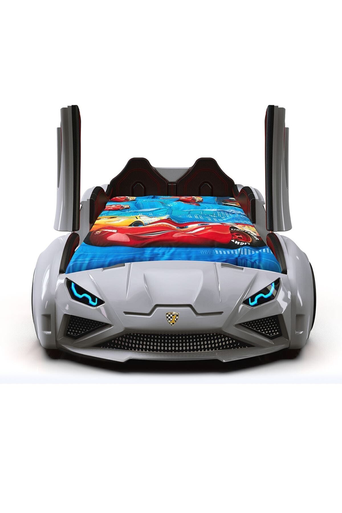 Supercarbeds - Lit Voiture - Extreme - Portes Ouvertes Vers le Haut - Blanc