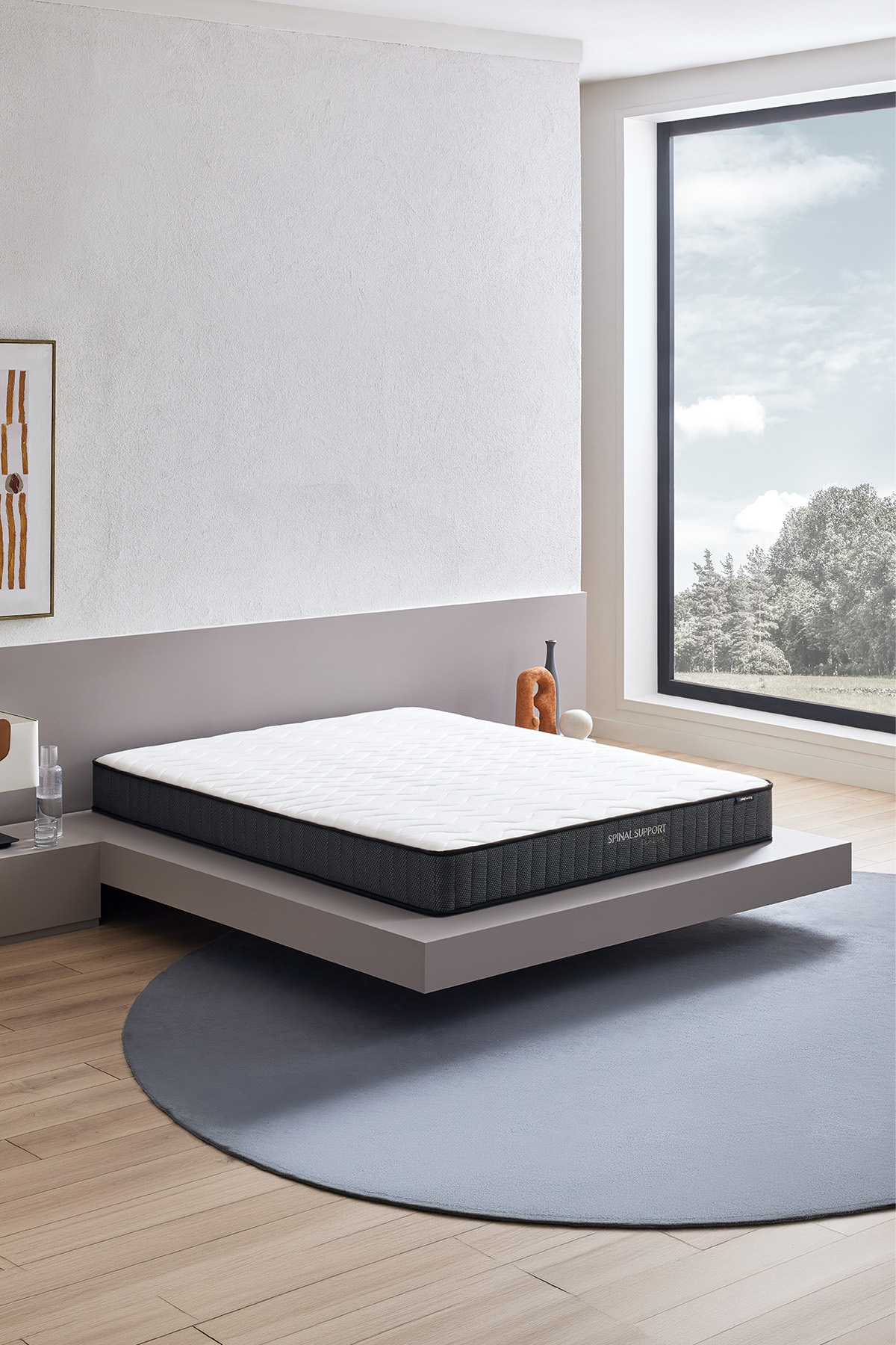 Matelas orthopédique à ressorts avec poche Classic Rollpack Support lombaire