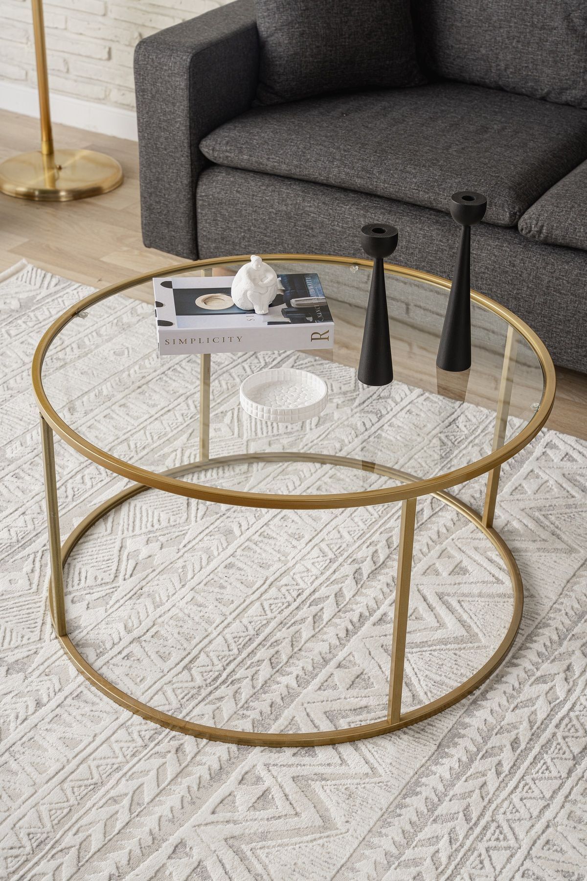 - Table basse Gold Berlin  cm