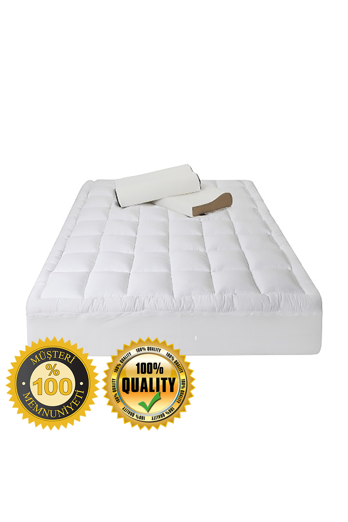 Matelas de Sommeil Sauveur de Lit, Protège-matelas, Matelas de Sommeil, Matelas de Nuit en Micro Coton, Doux, avec Housse d'Oreiller Offerte