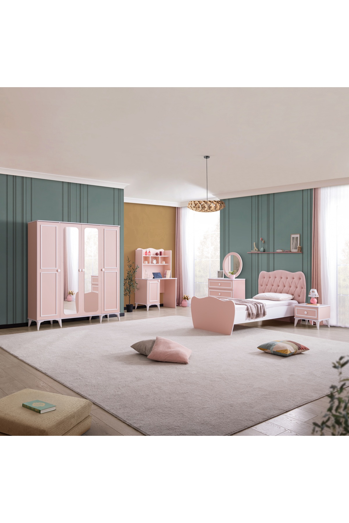 ENSEMBLE DE CHAMBRE D'ENFANT HAYAL 4 PIÈCES