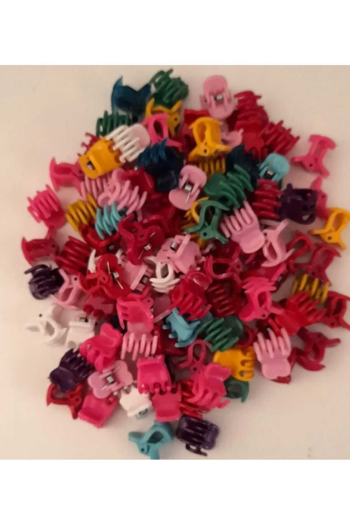 Pince à cheveux incassable colorée petite pour ongles 5 pièces