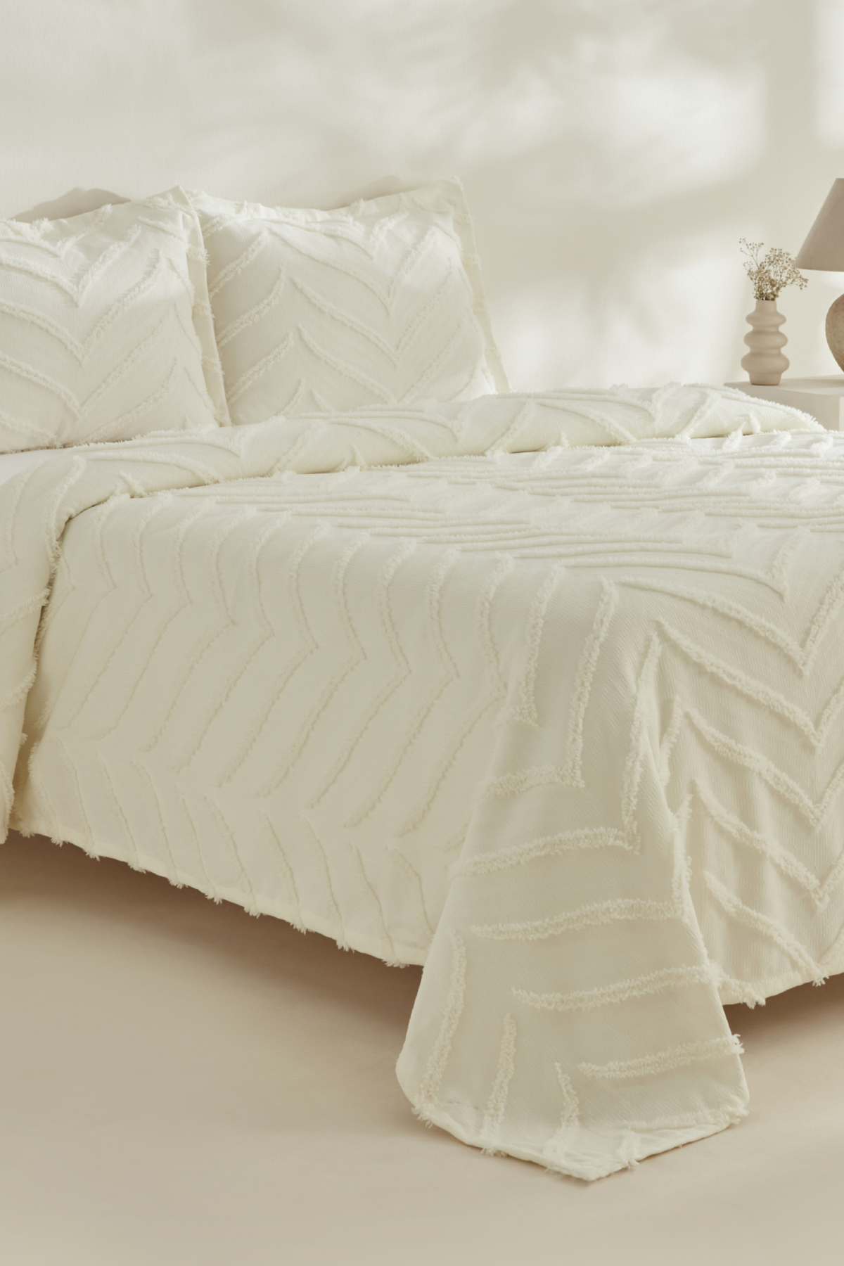 Arlina Geo Beige Housse de Couette Double