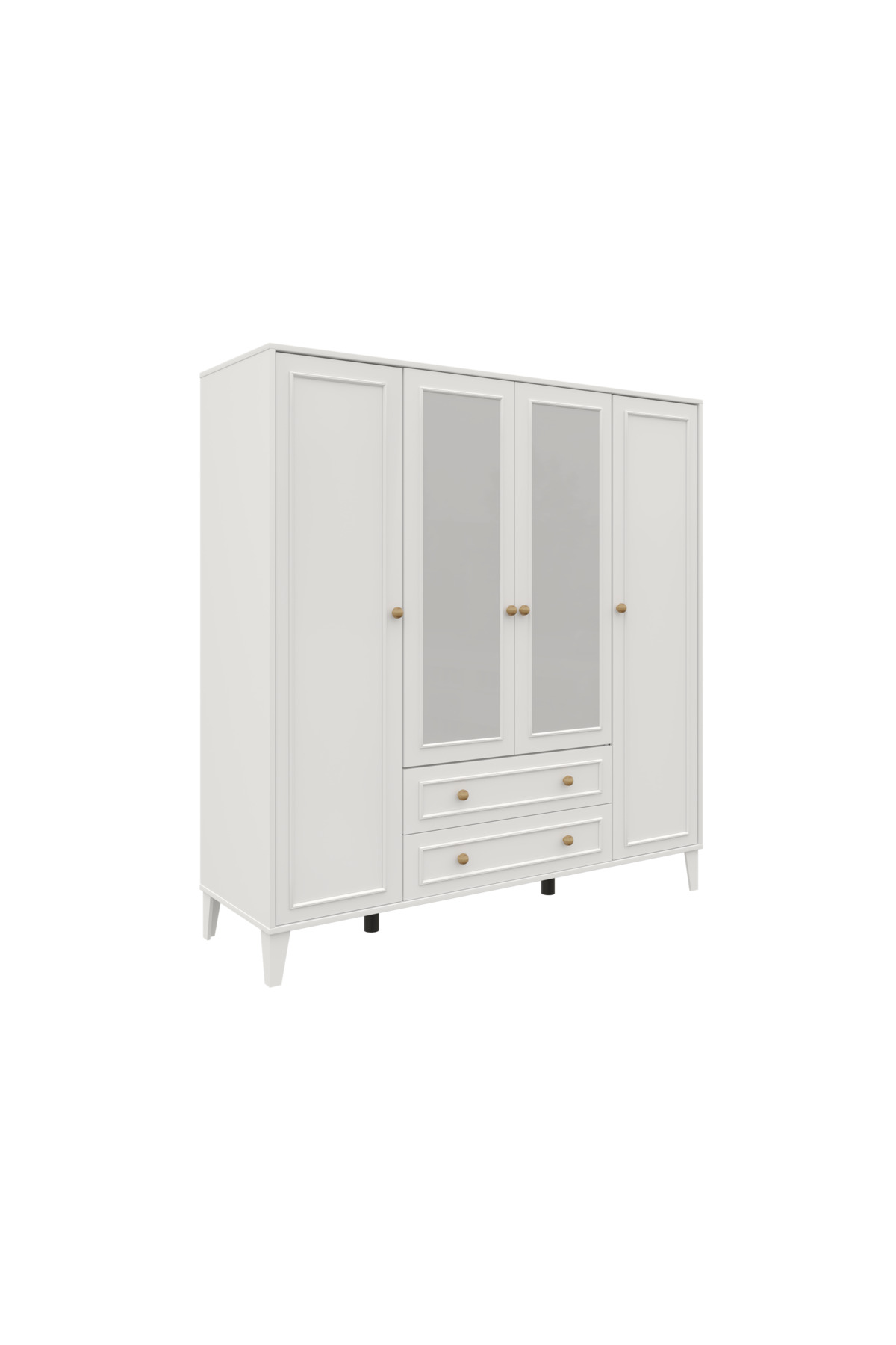 CHAMBRE D'ADOLESCENT TRÈS FONCTIONNELLE MADRID AVEC MIROIR (%MDF)