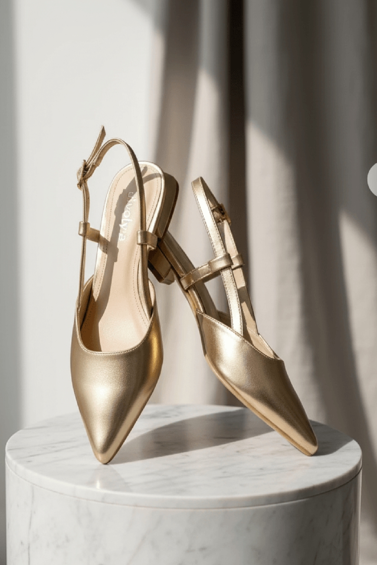 Chaussures à talons pointus Felina Gold Anti-Rides (talon de 3 cm)