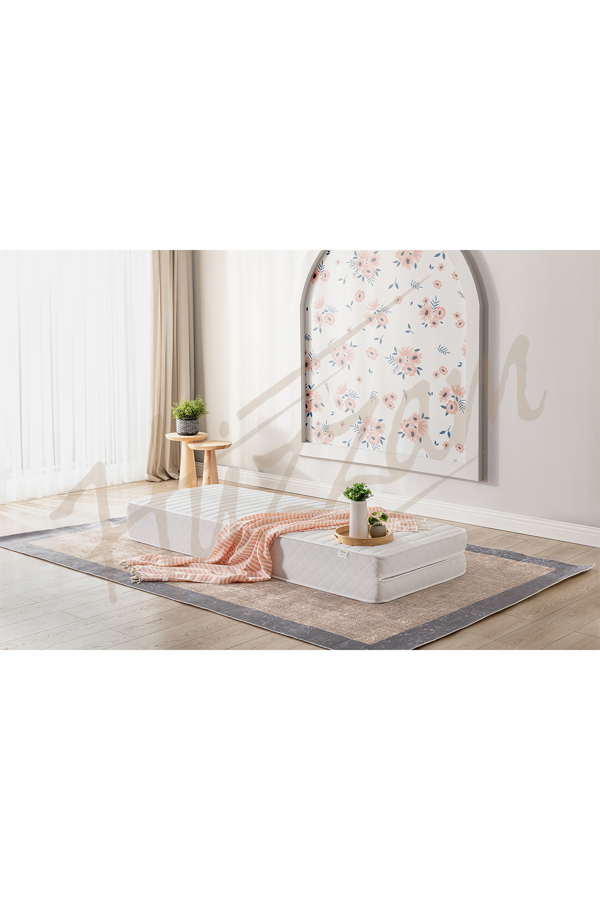 Compatible avec IKEA Hemnes, Brimnes, Flekke, Canapé | Matelas en mousse orthopédique pliable – |