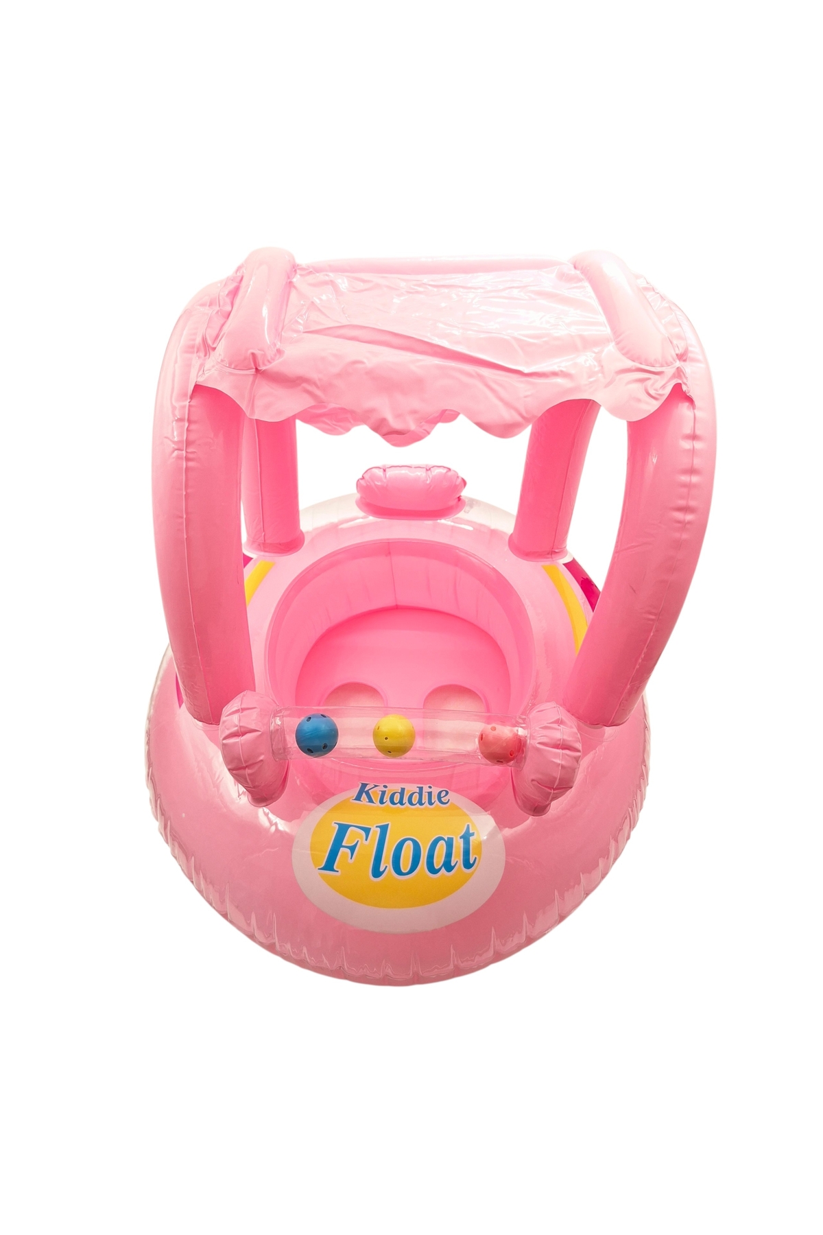 Bouée pour bébé avec tente et ombrage, bouée de mer pour enfant, bouée pour bébé 0-3 ans, bateau pour bébé, rose