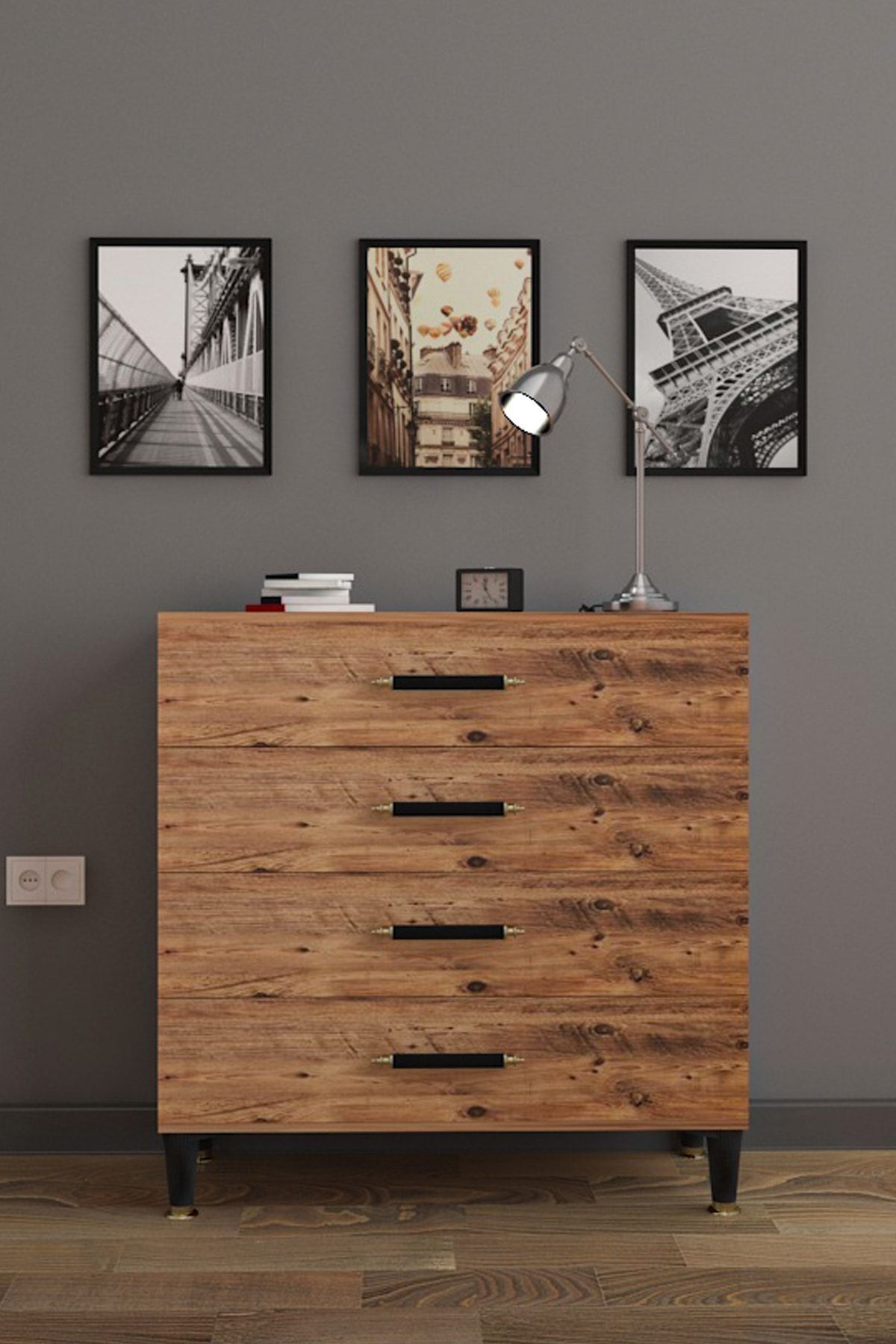 Commode Mélodie en pin