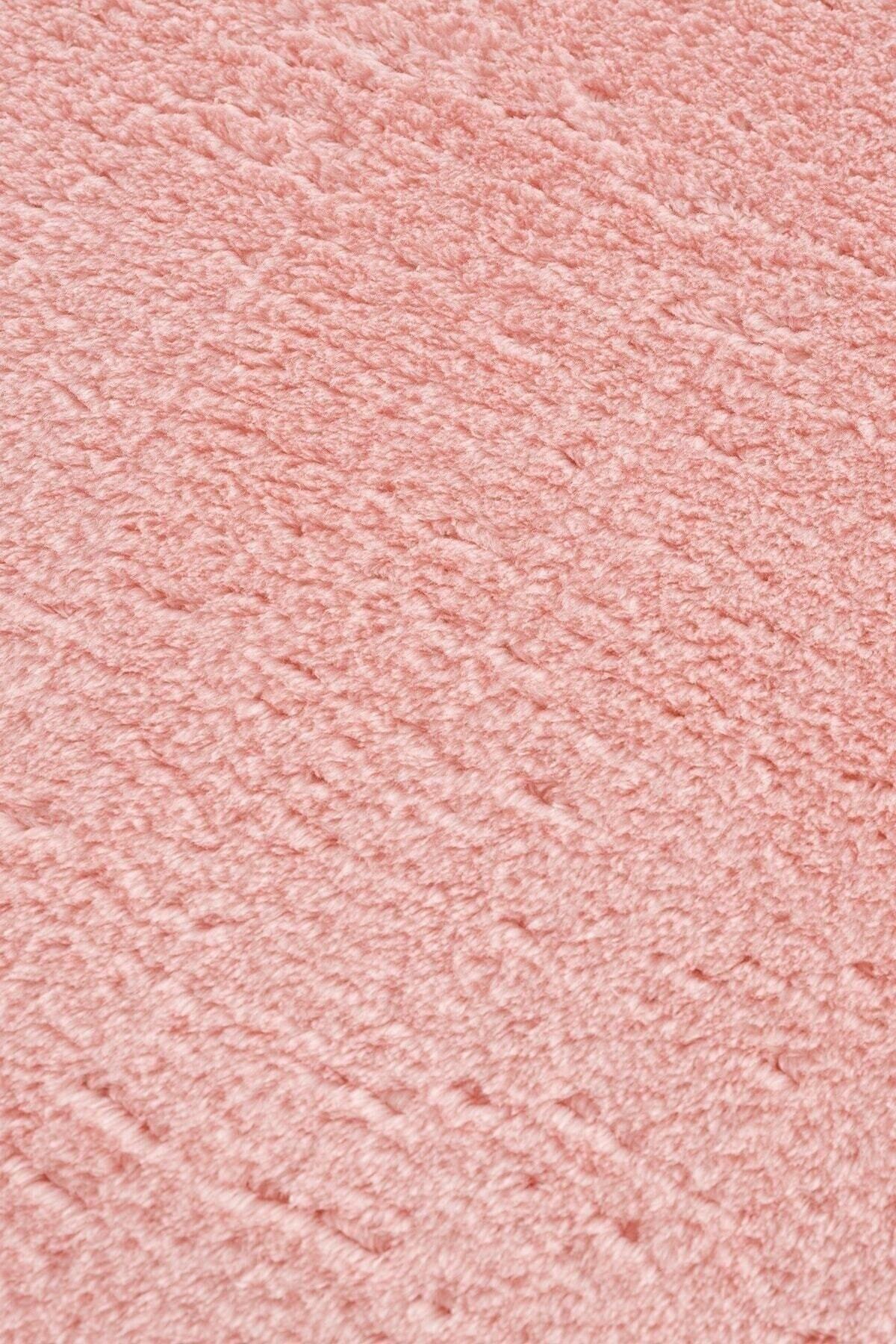 Tapis de salon en peluche rose poudre doux et épais pour le salon et la chambre