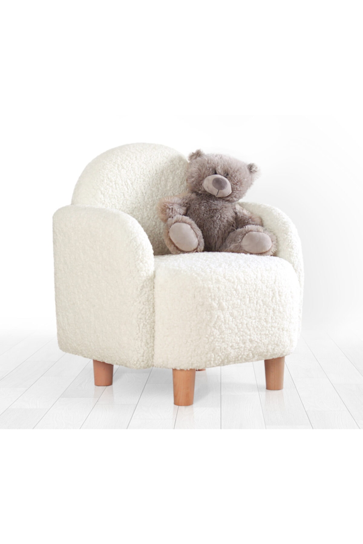 Siège enfant Moylo Teddy blanc