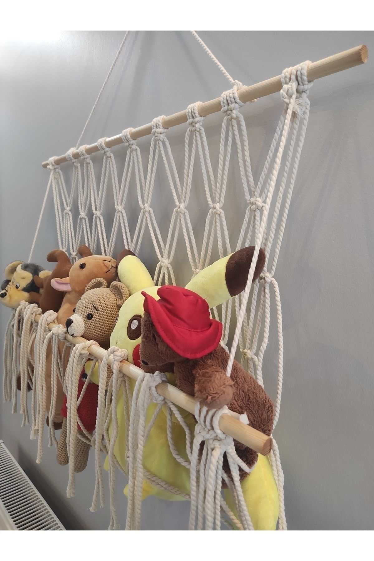 Cintre pour peluche (CM BÂTON) hamac pour jouets - Organisateur de chambre d'enfant