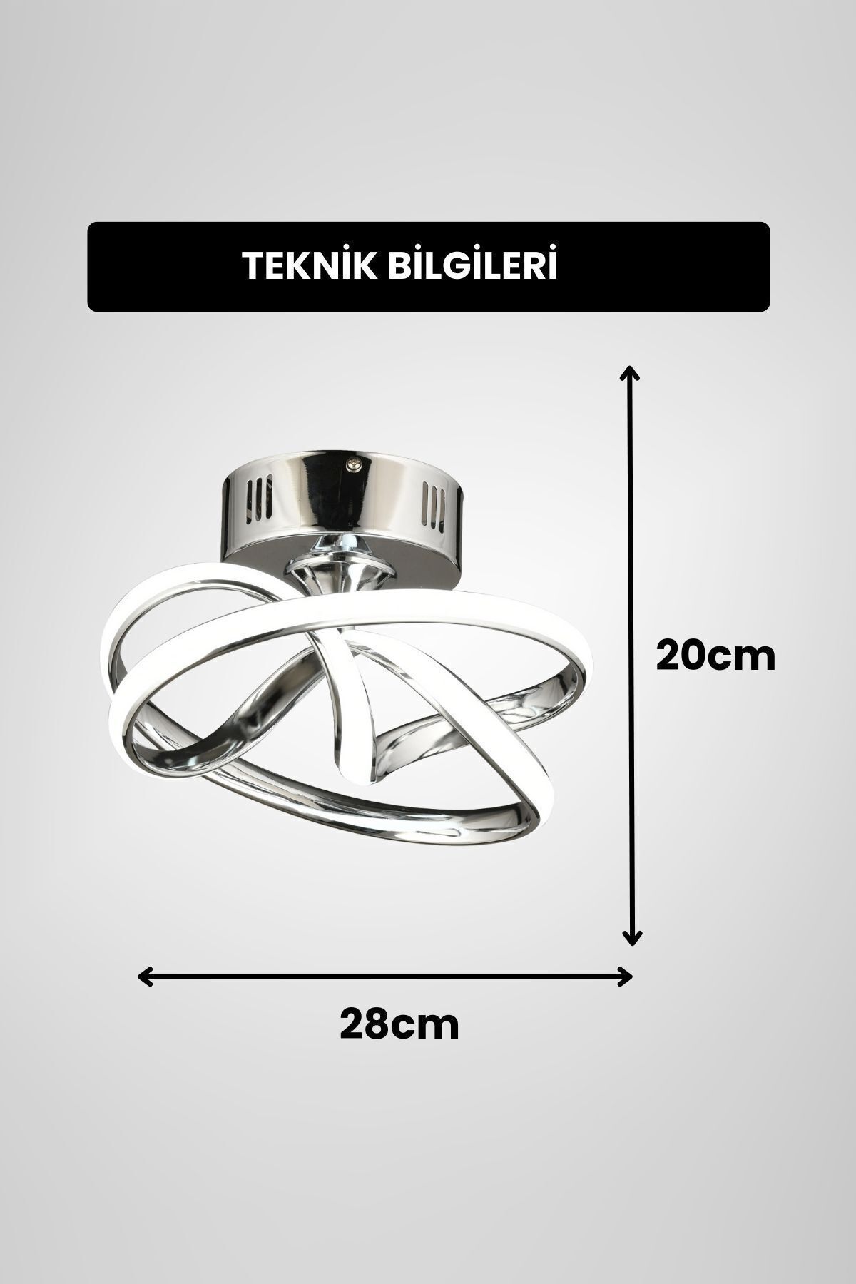 Suspension LED plafonnier moderne en métal chromé modèle Vino Riserva pour salon, cuisine, séjour, chambre à coucher