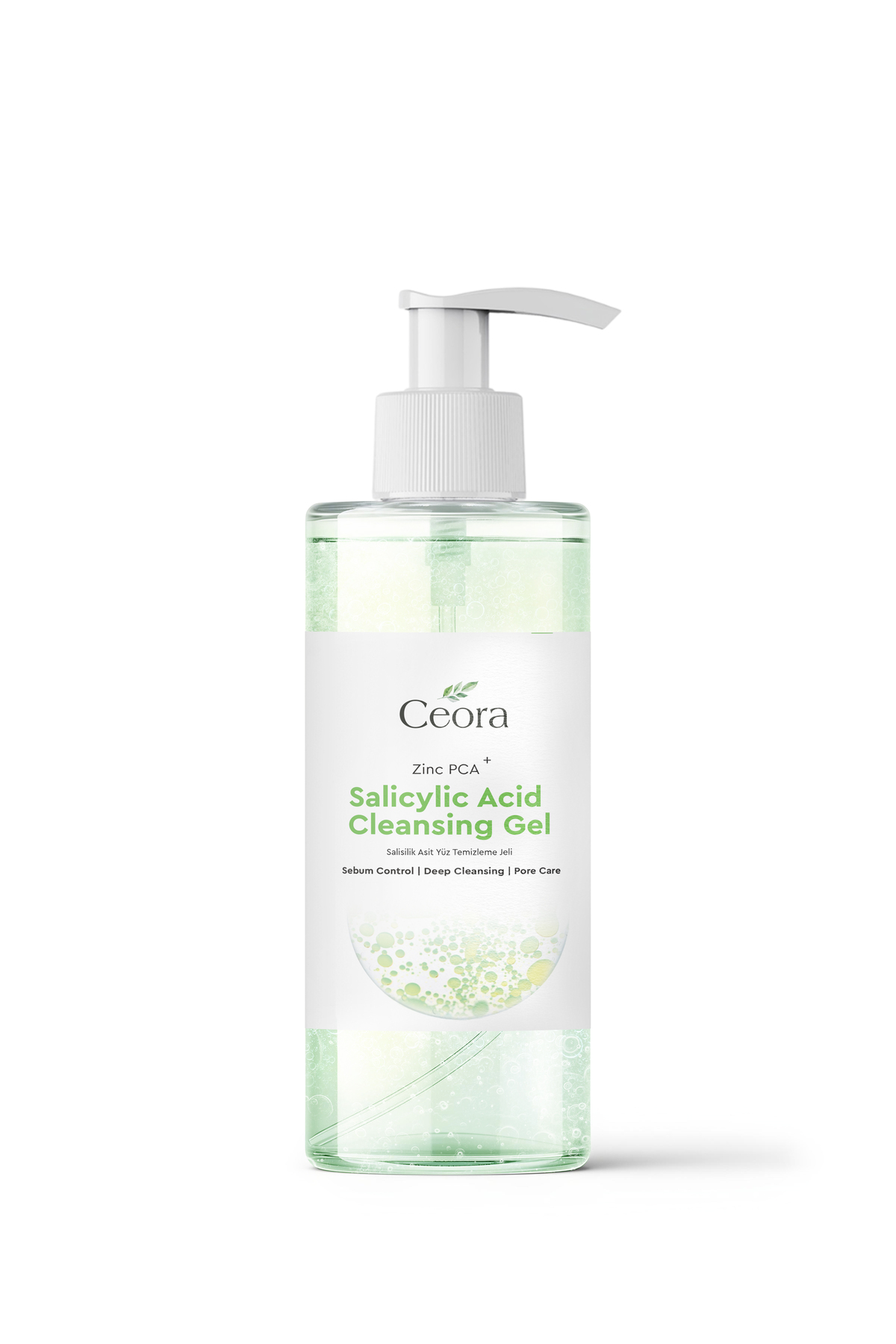 Acide Salicylique, Gel Nettoyant Visage Anti-Acné | Contre les Pores et les Points Noirs | Gel Nettoyant pour Peaux Grasses  ml