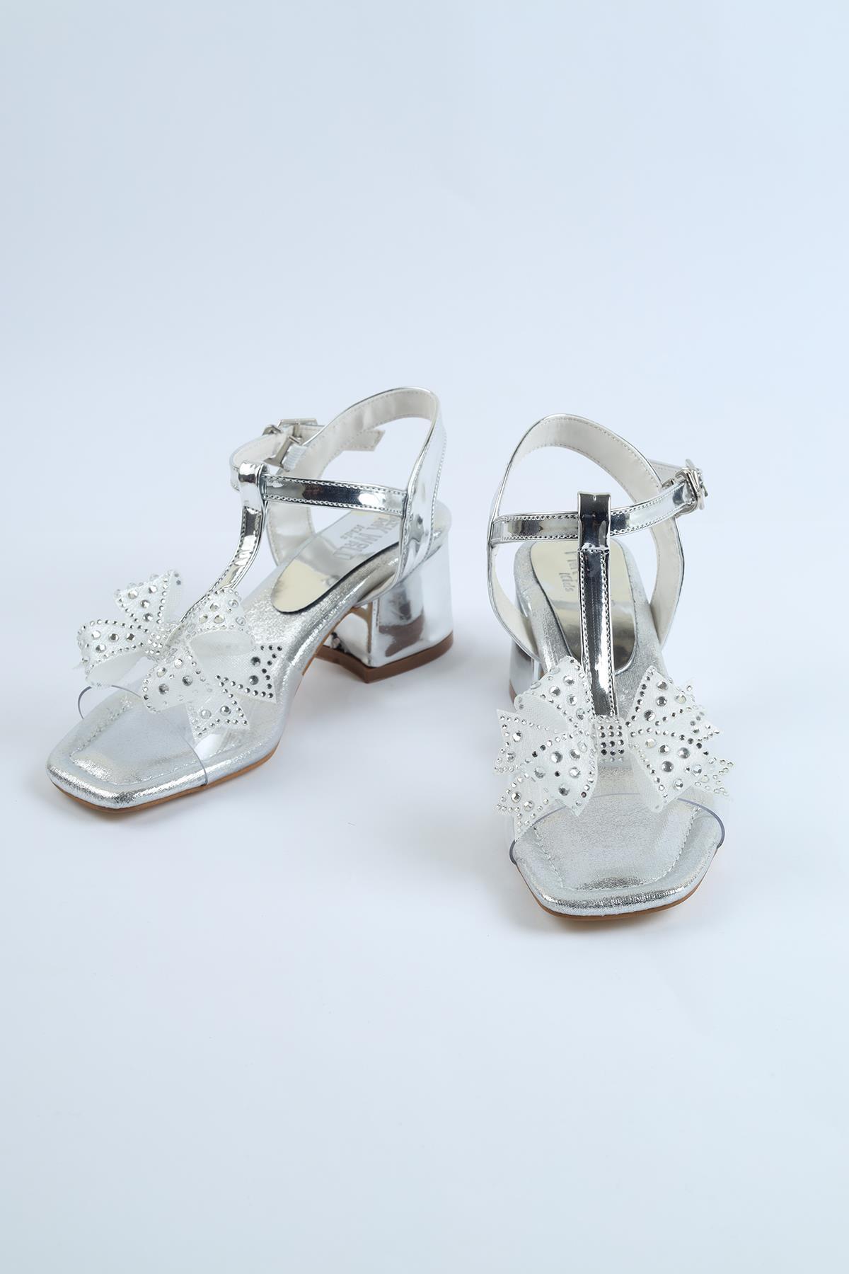 Chaussures à talons pour fille Chaussures de mariage pour fille Chaussures de cérémonie pour fille Nouvelle saison à talons