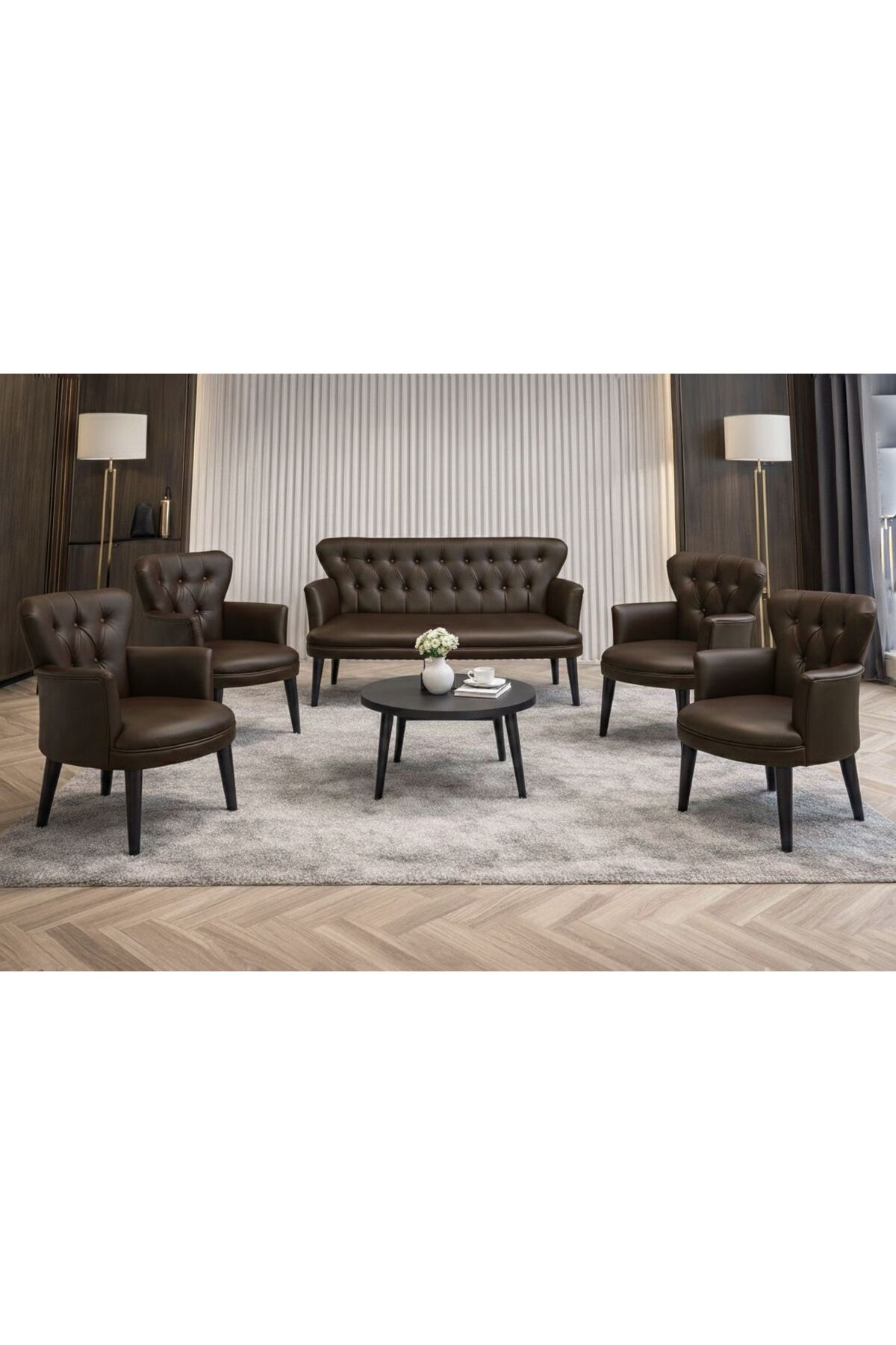 Ensembles de bureau en cuir, salle d'attente, ensemble de bureau, clinique, café, hôtel, balcon