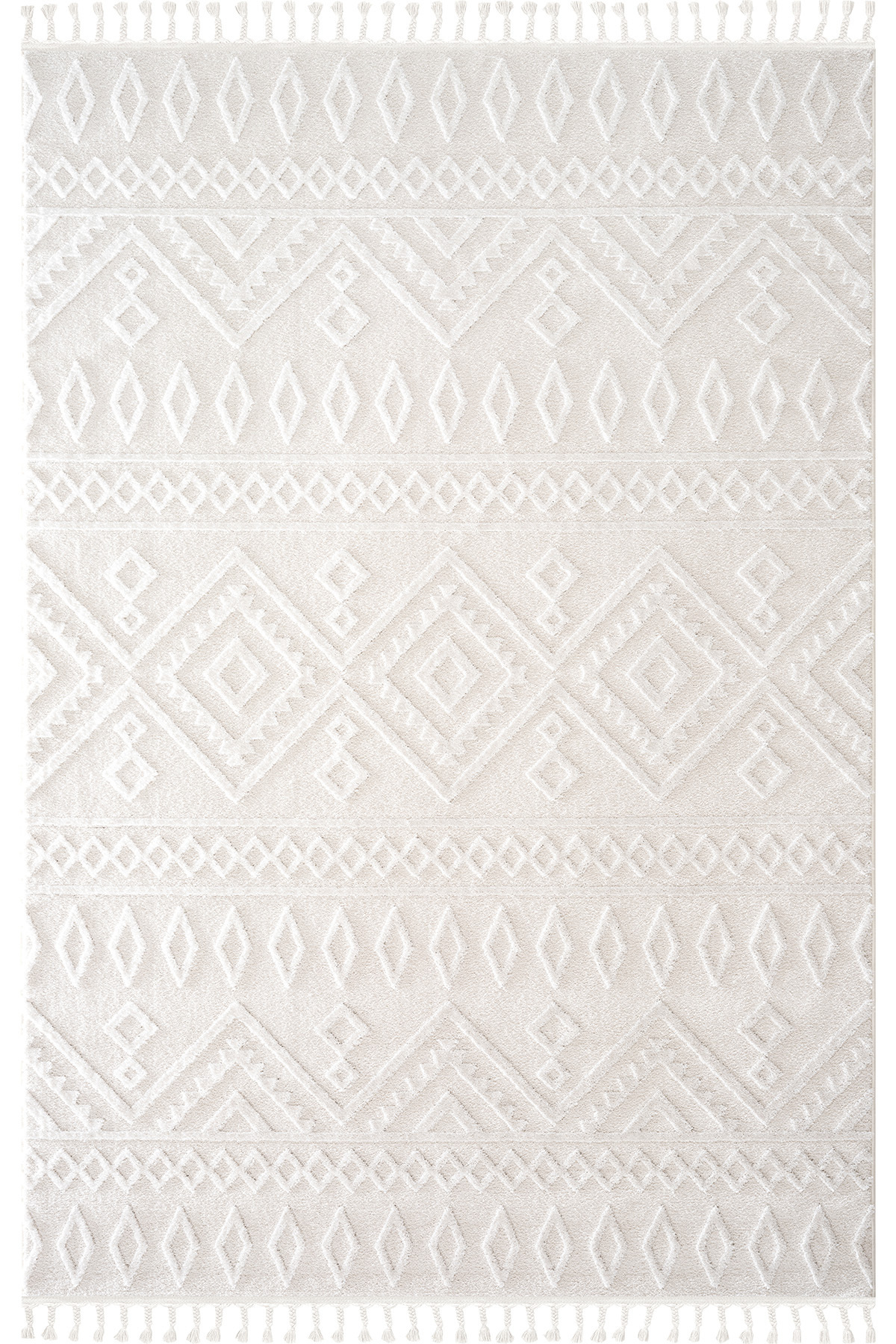Tapis Malta Scandinave Crème pour Couloir Salon Séjour Chambre Cuisine Tapis Tissé à la Machine A