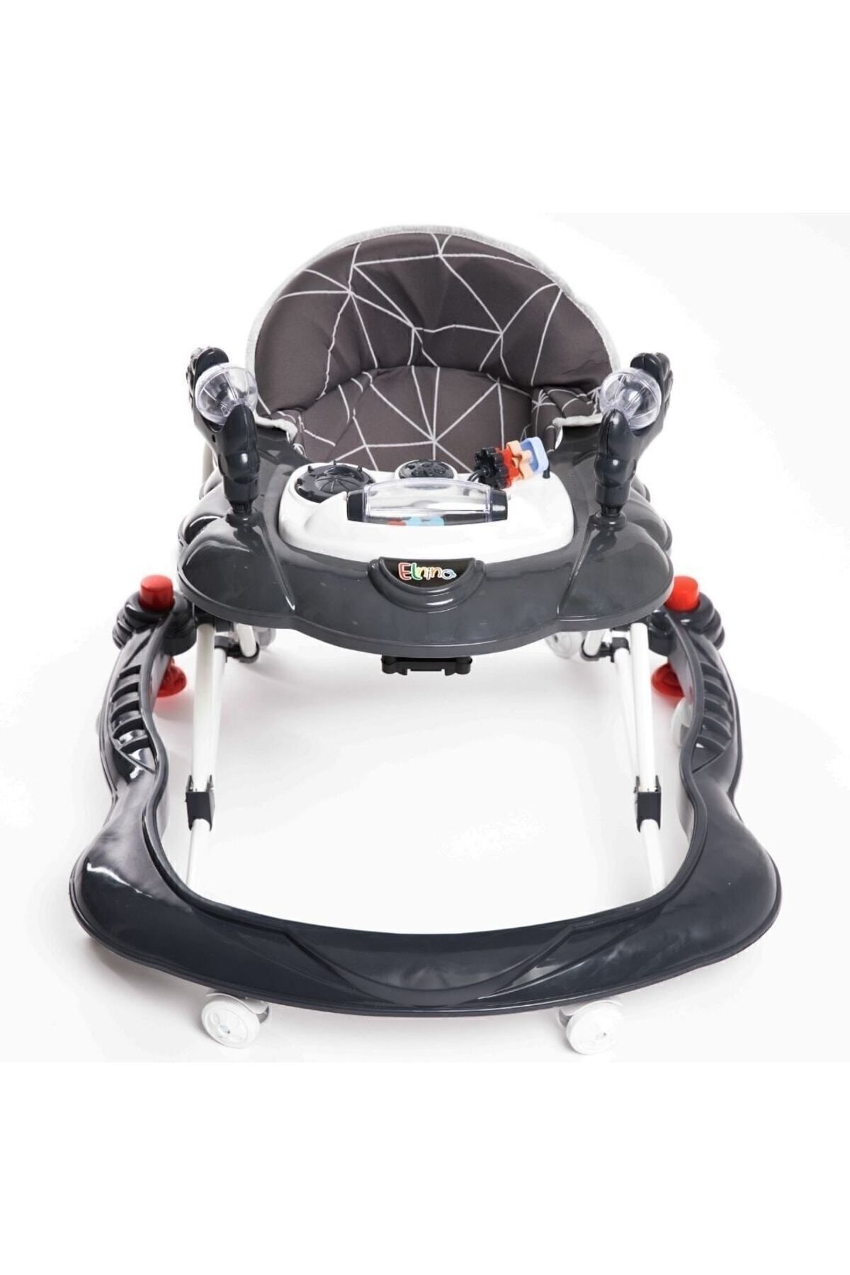 Trotteur pour bébé en forme d'araignée de luxe avec jouets, musique et lumière à 3 niveaux