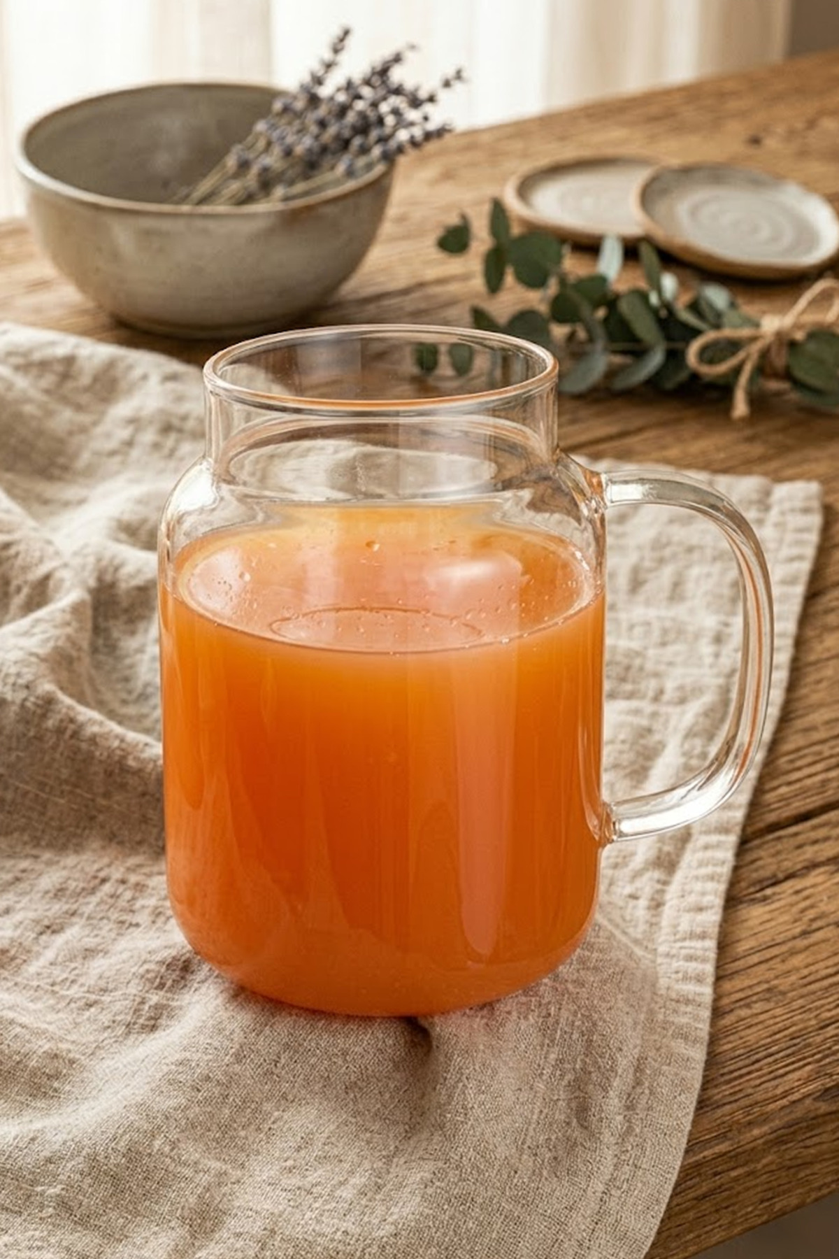 Grande Tasse en Verre Borosilicat avec Anse Résistante à la Chaleur - Verre à Thé, Café et Boissons