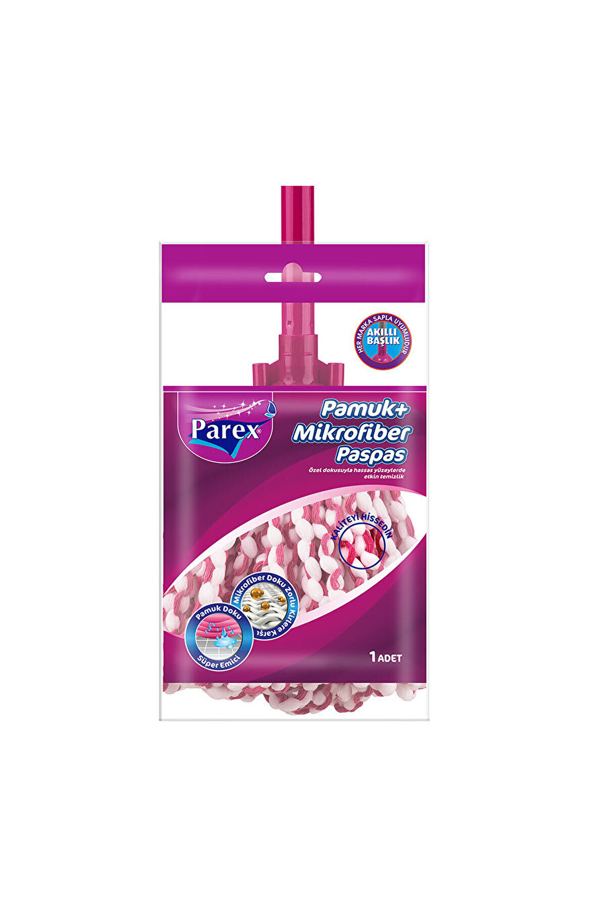 Serpillière en microfibre avec manche