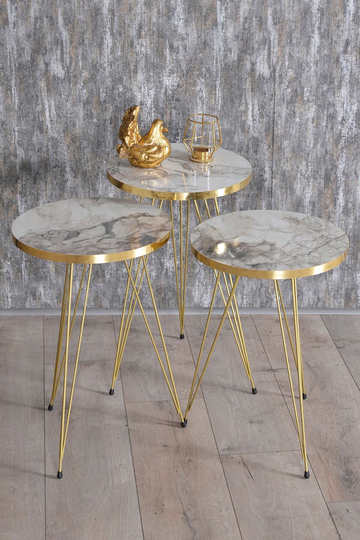 Table d'appoint Zigon Or Efes Fil