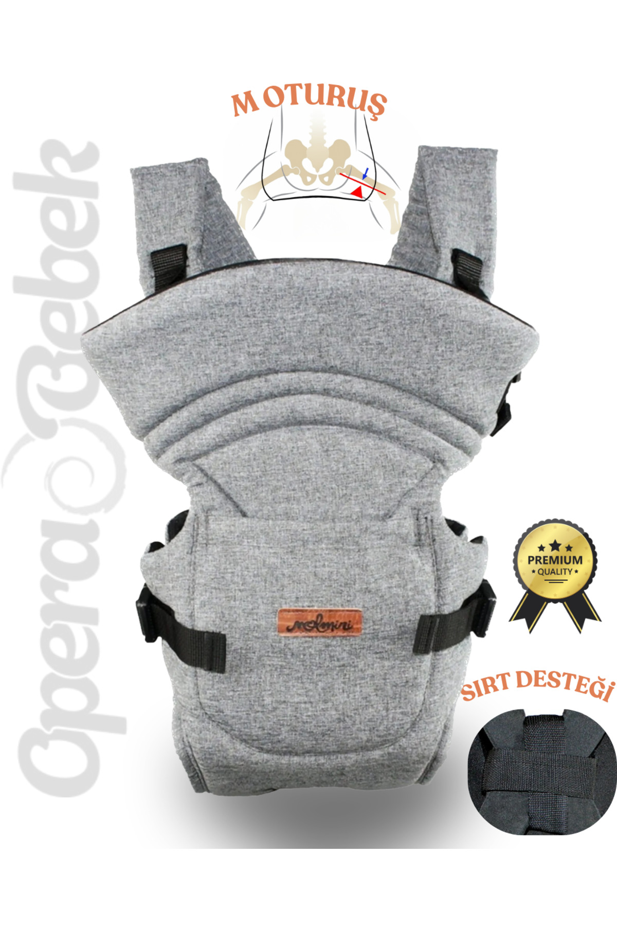 SAC DE PORTAGE POUR BÉBÉ PLUS KETEN Kangourou  KG Porte-bébé Écharpe pour bébé