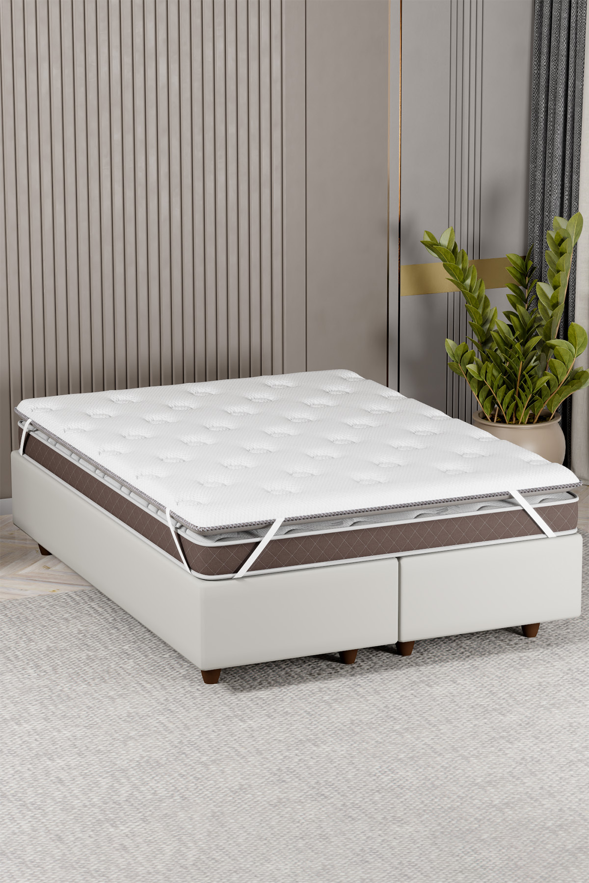 Protège-matelas, Protège-matelas matelassé Serap Comfort Premium, entièrement orthopédique, avec options de taille