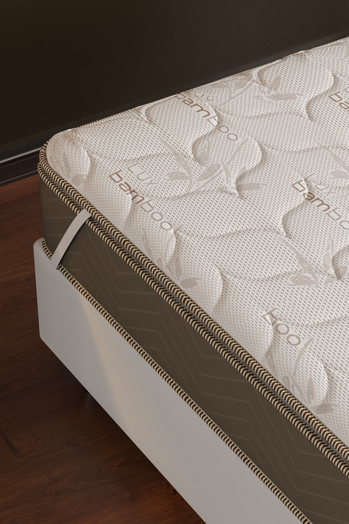 Protège-matelas, Matelas en bambou entièrement orthopédique, Surmatelas