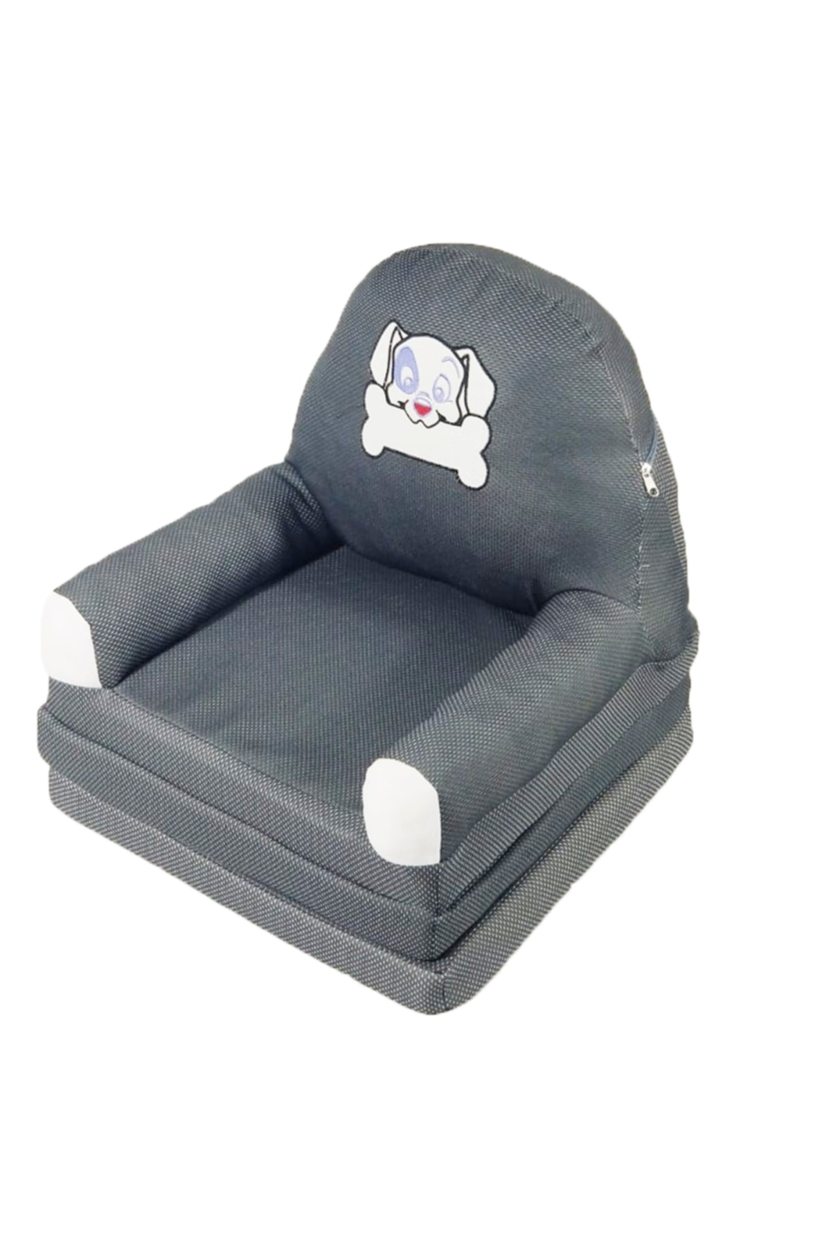 Chaise pour bébé et enfant pliable, lit portable, gris/dalmate