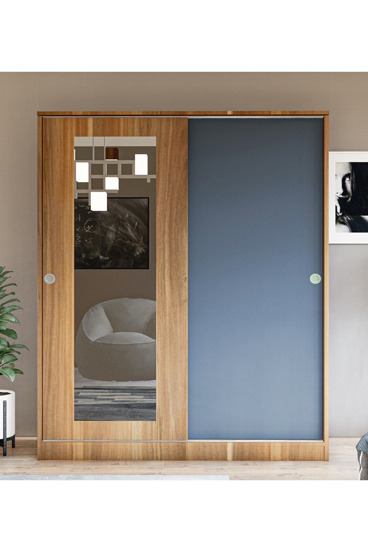 Gm  Armoire coulissante en nacre