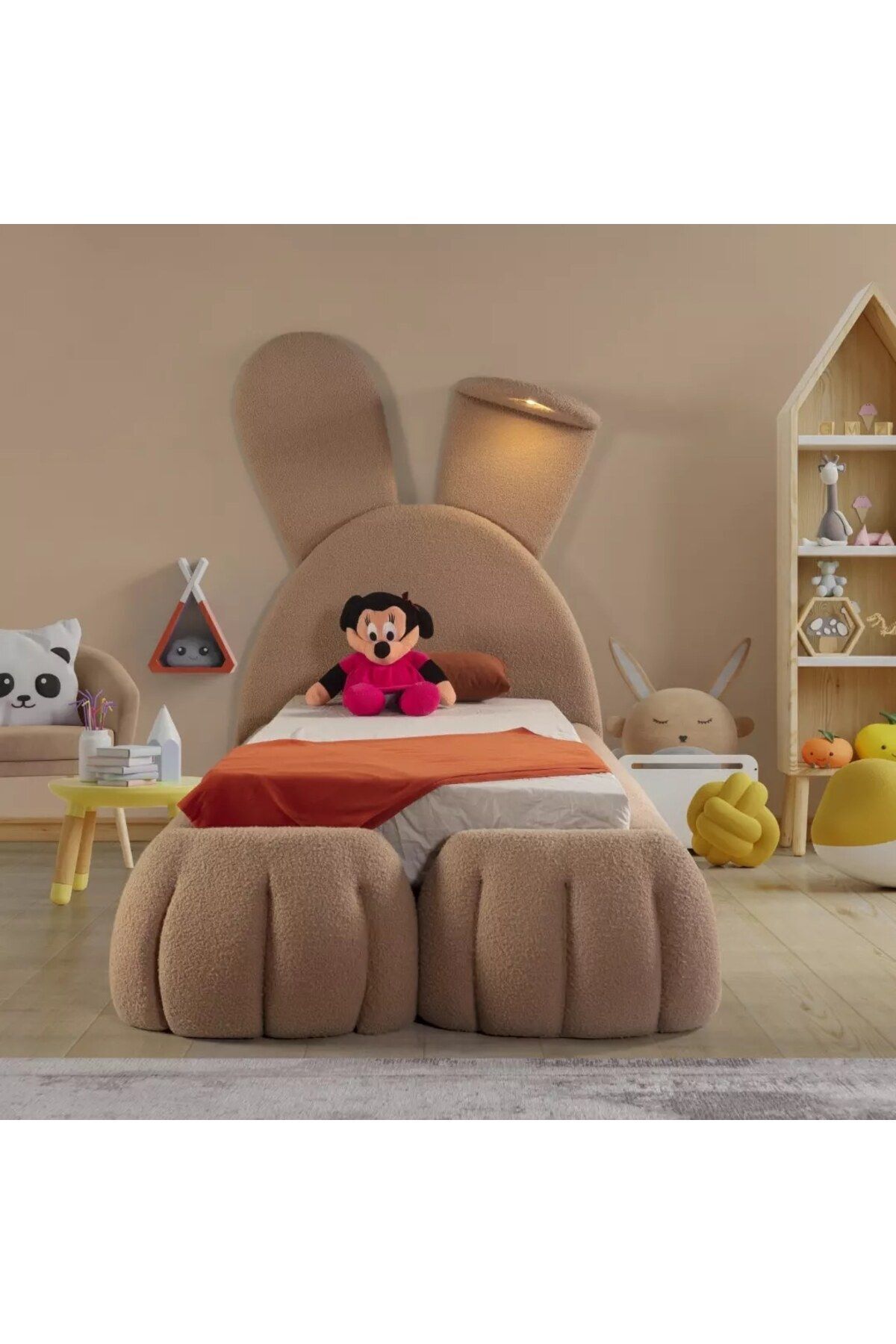 Ensemble Chambre d'Enfant Lapin comprenant sommier et lit