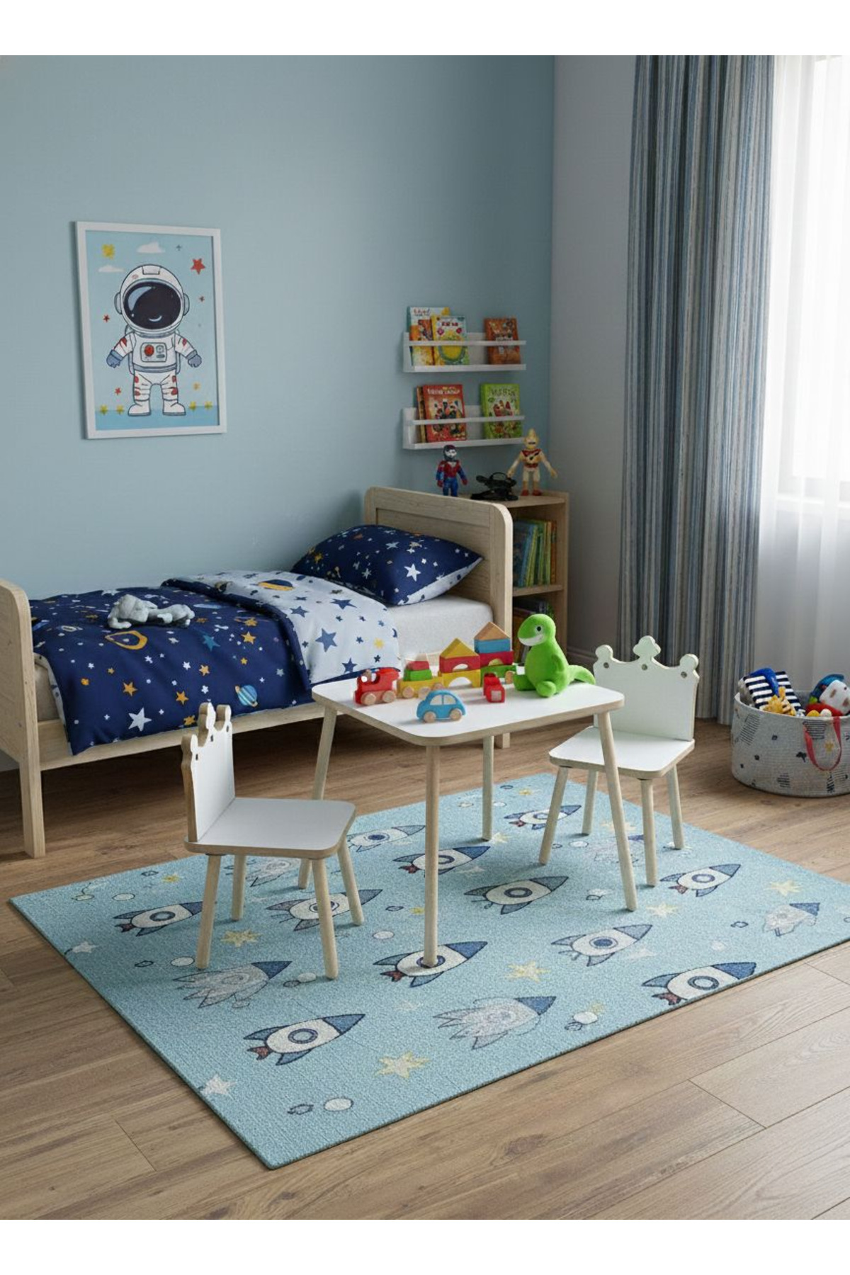 Ensemble table et chaises pour enfants Table d'activité Table de travail 1 table 2 chaises