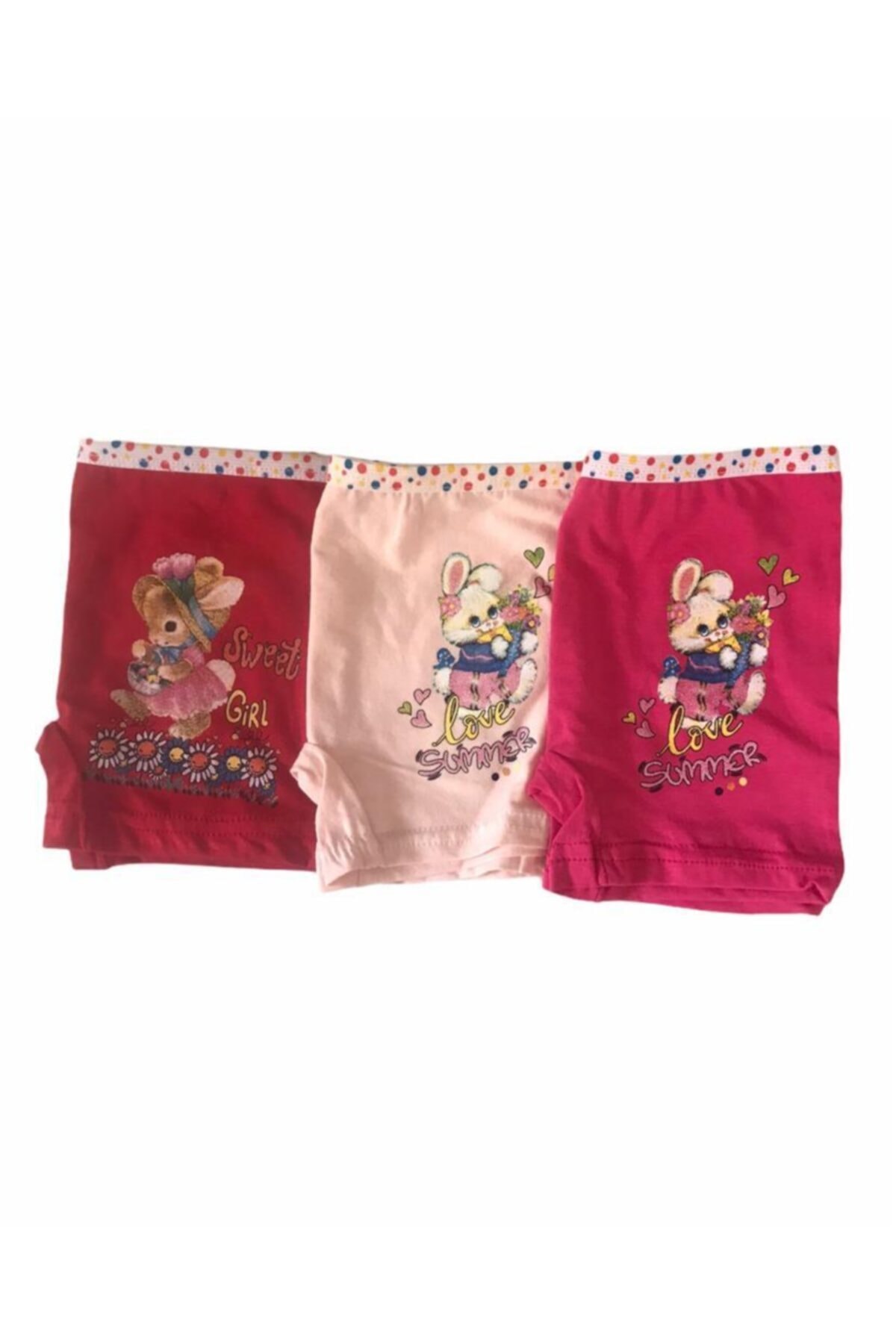 Lot de 3 boxers pour filles