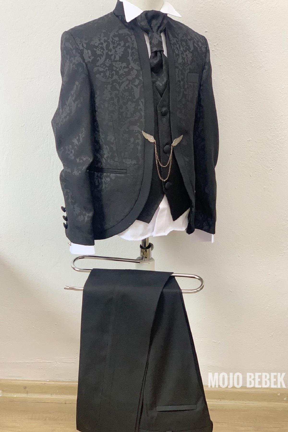 Ensemble de costume de garçon Mogi  Noir