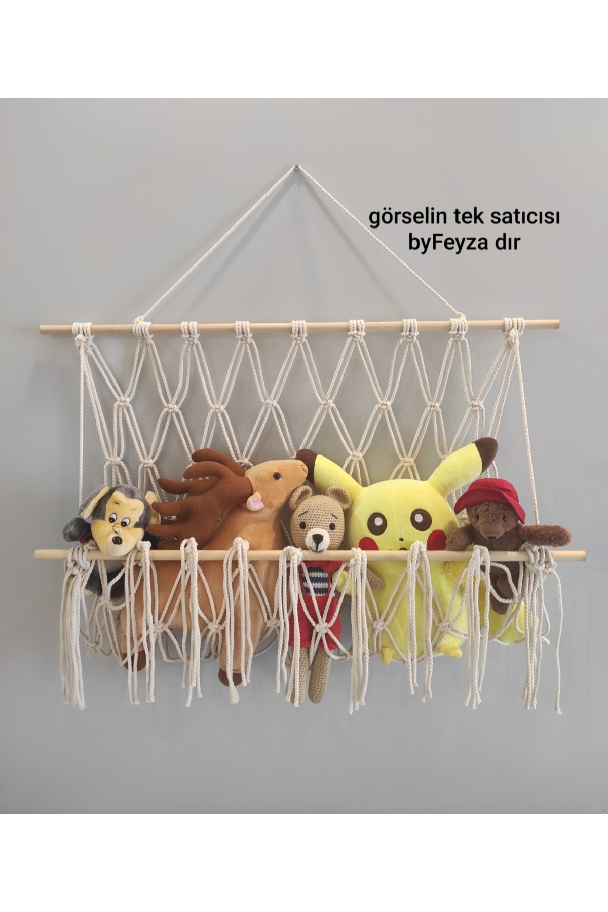 Cintre pour peluche (CM BÂTON) hamac pour jouets - Organisateur de chambre d'enfant