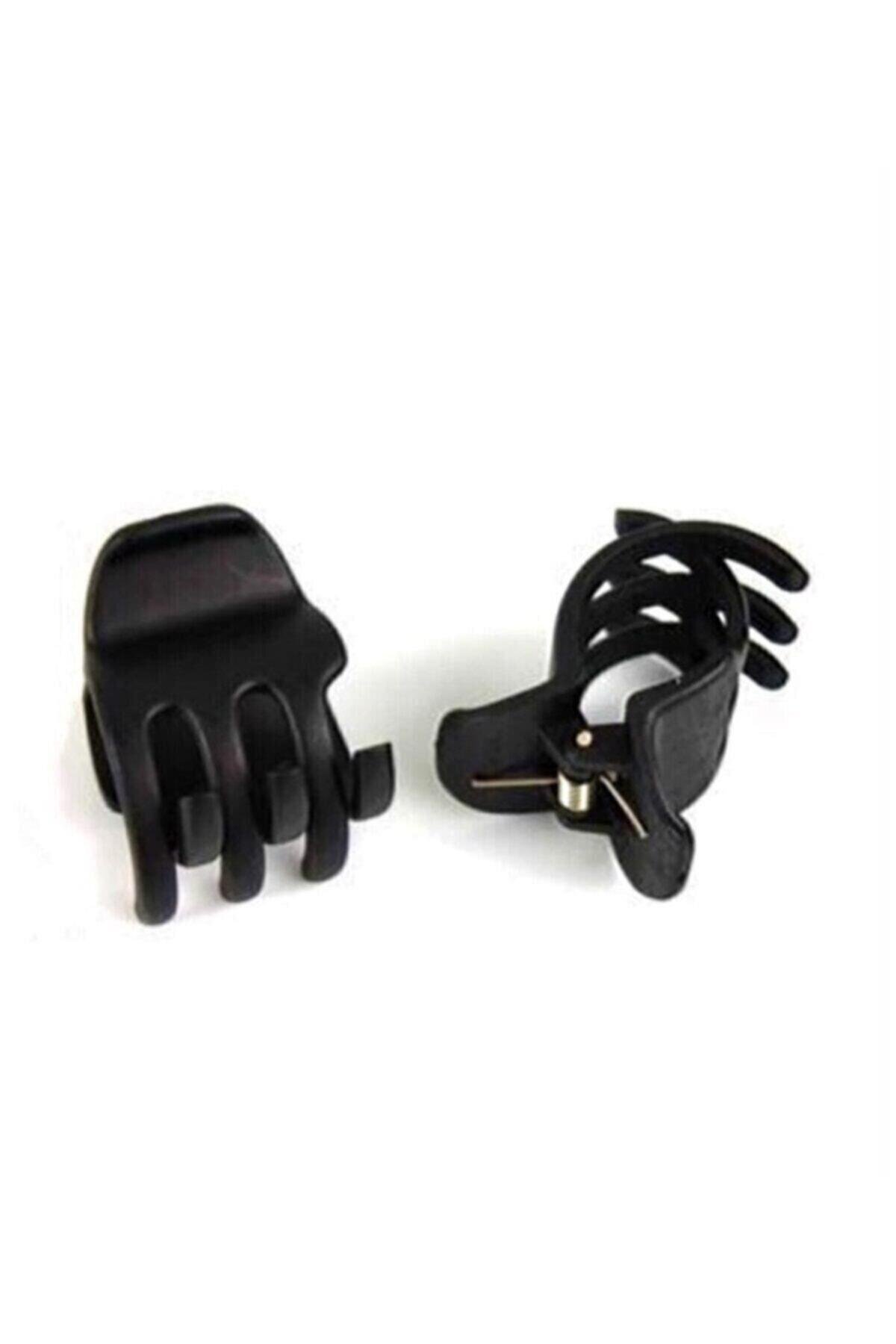 Lot de  Pinces à cheveux incassables mat noires à 3 dents, taille moyenne, pour femmes et enfants (2CM*3CM)