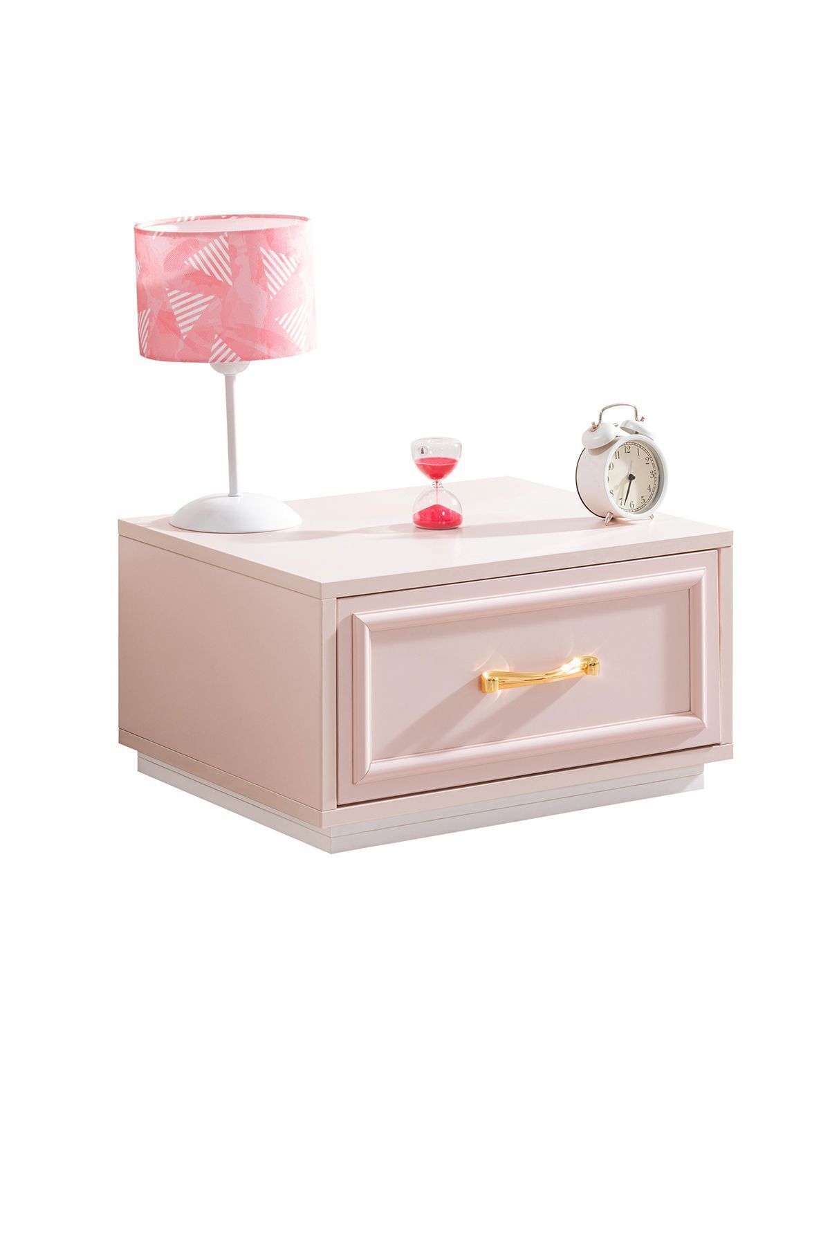 Chambre d'enfant Rosa - Armoire 3 portes, Lit, Table de chevet