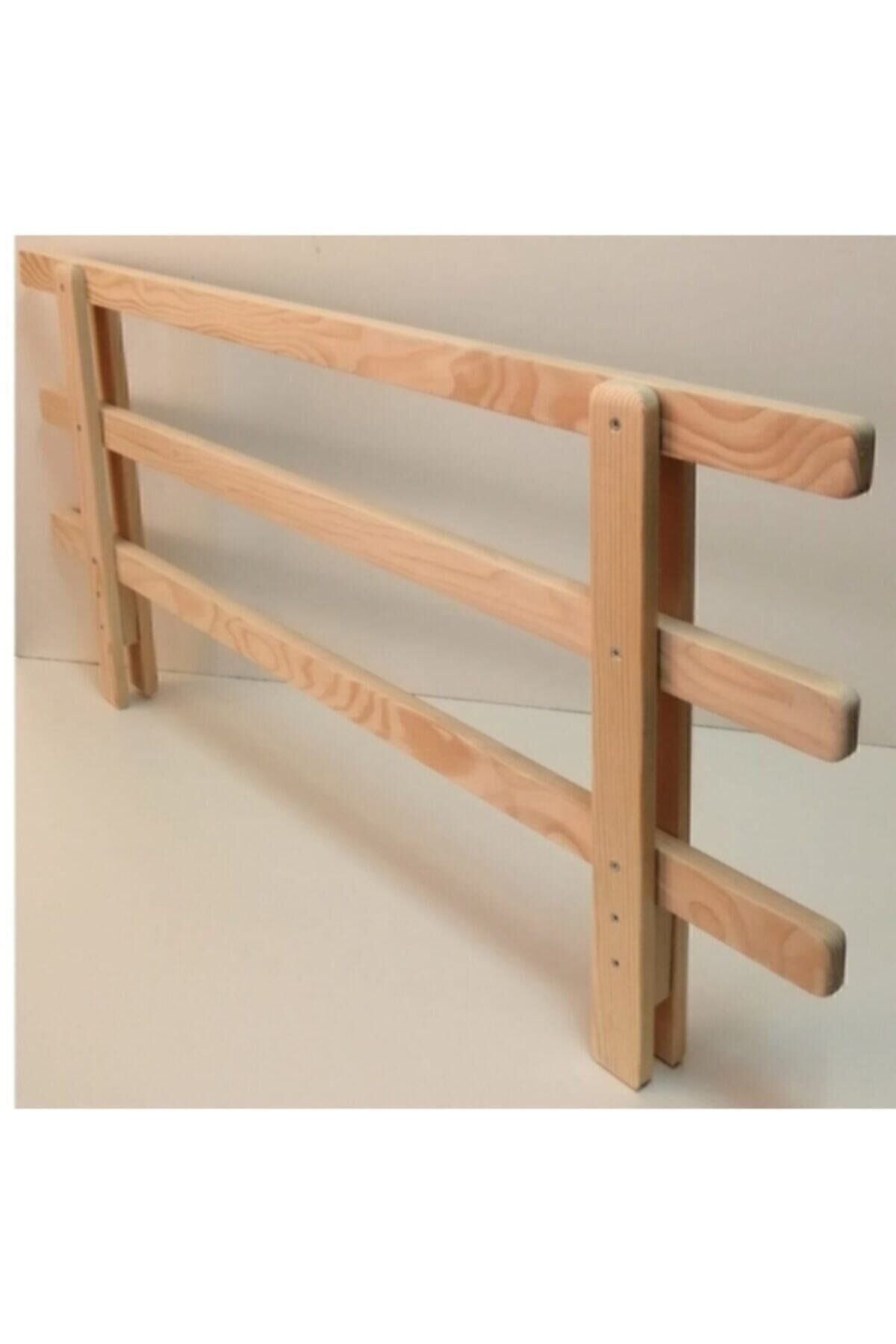 Barrière de protection pour lit bébé et enfant en bois naturel, garde-corps de lit  cm -  cm