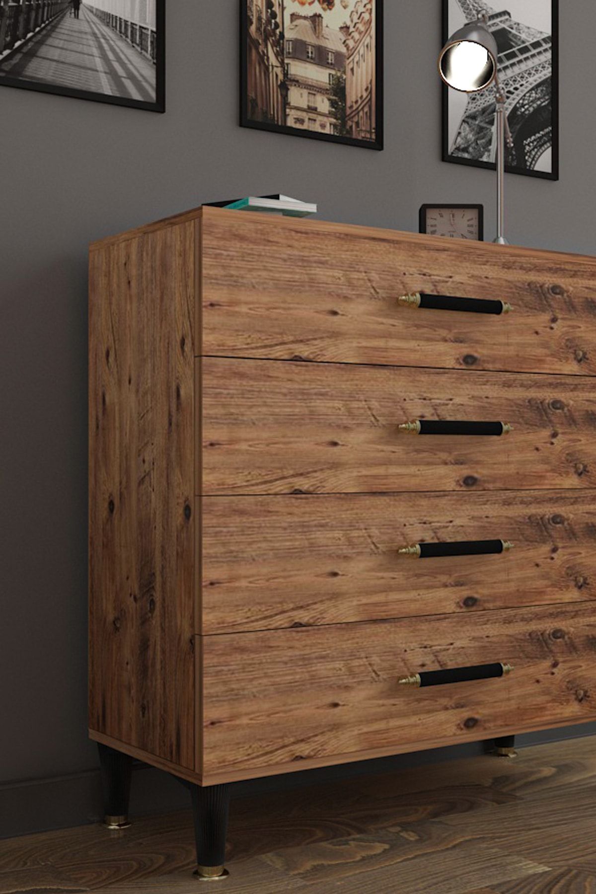 Commode Mélodie en pin
