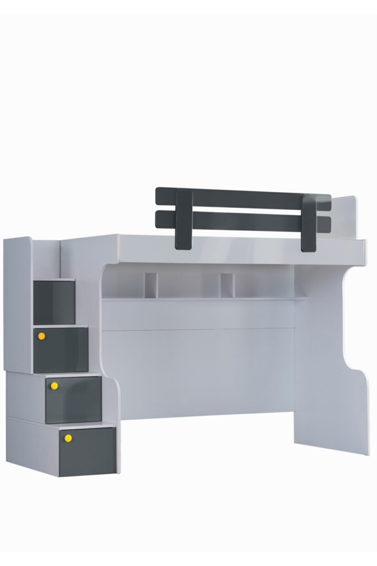 Lit superposé, armoire-lit Metris, anthracite