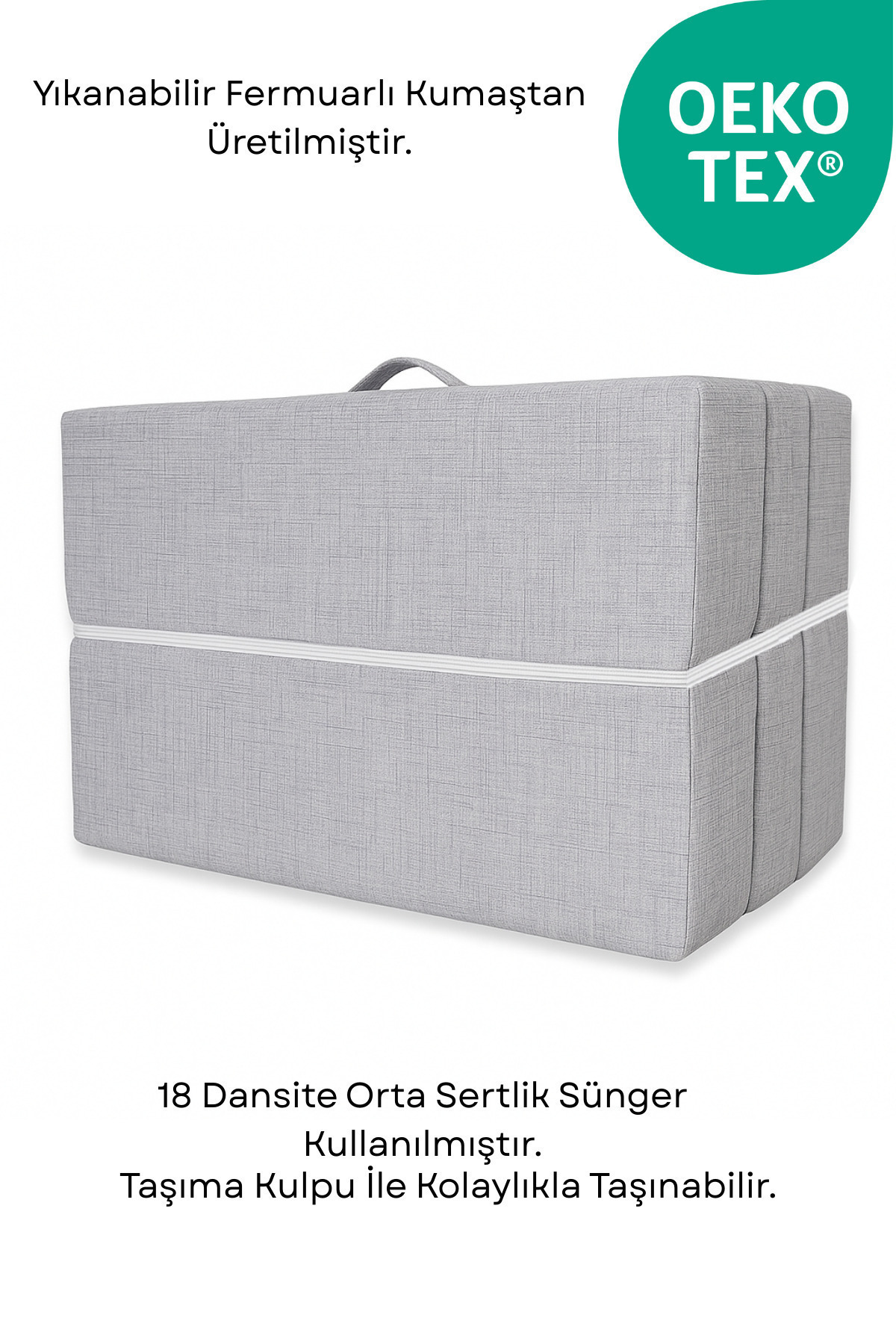 Matelas et coussin pliables en éponge Micro Cotton cm DNS mousse de fermeté moyenne