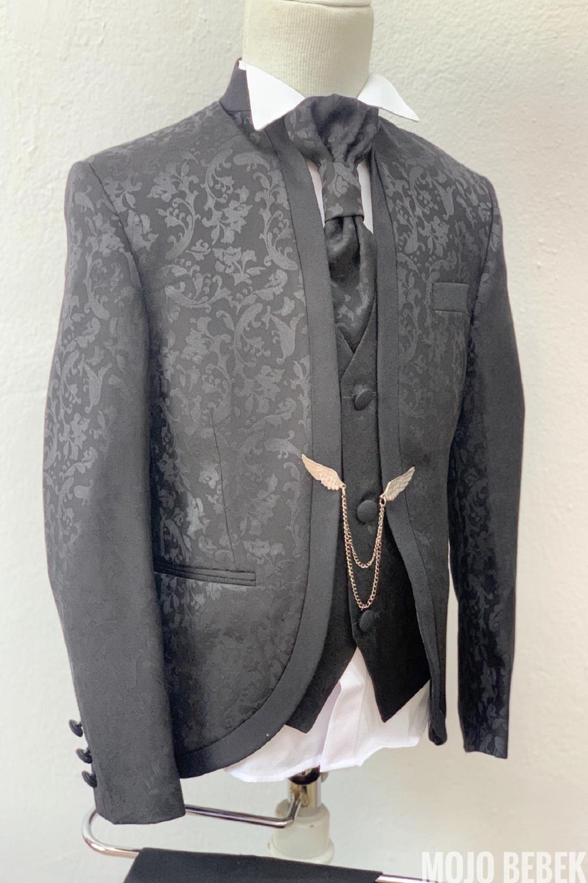 Ensemble de costume de garçon Mogi  Noir