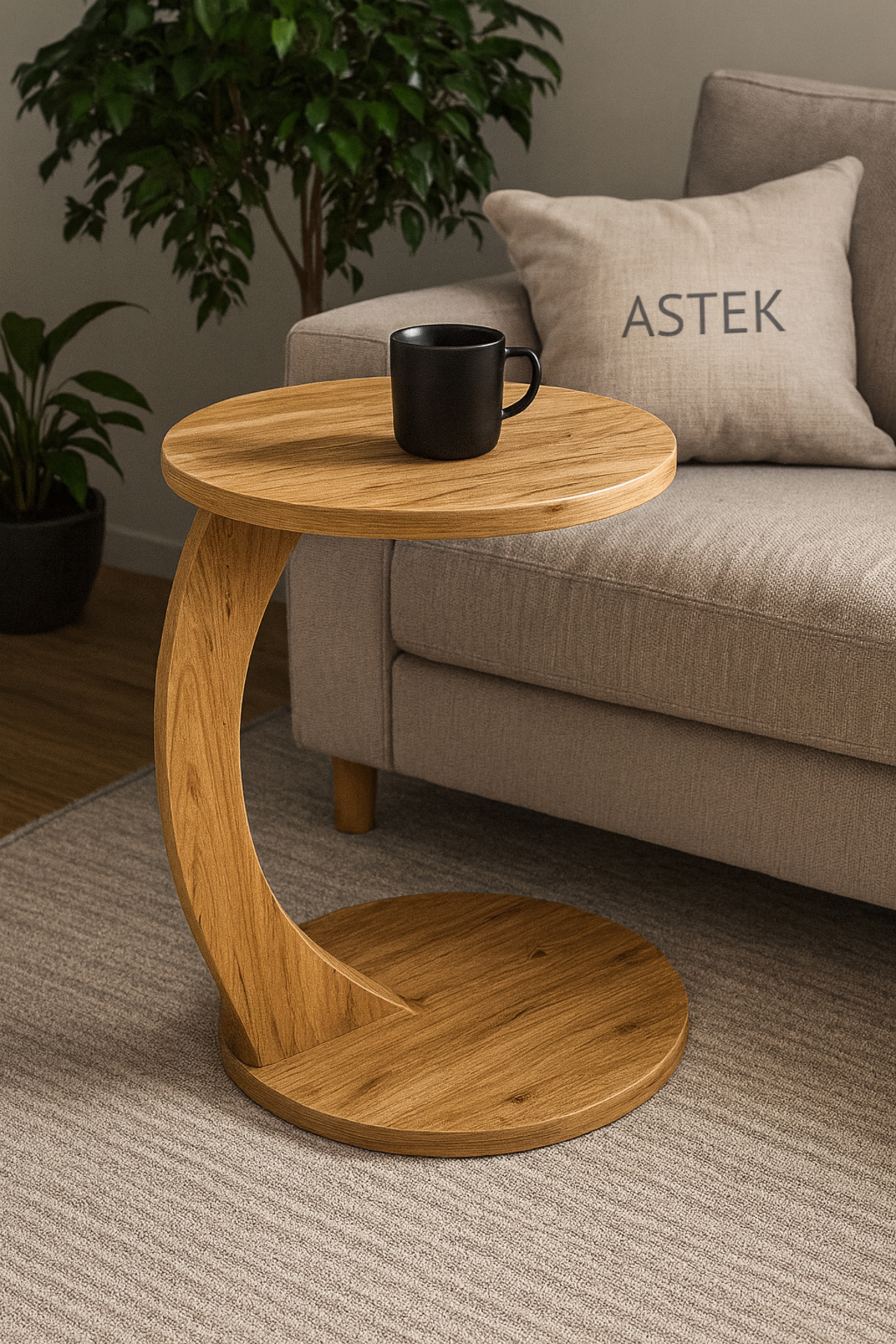 Table basse Table de canapé Table d'appoint Table gigogne Table de service Table à café et de présentation - Pin Atlantique