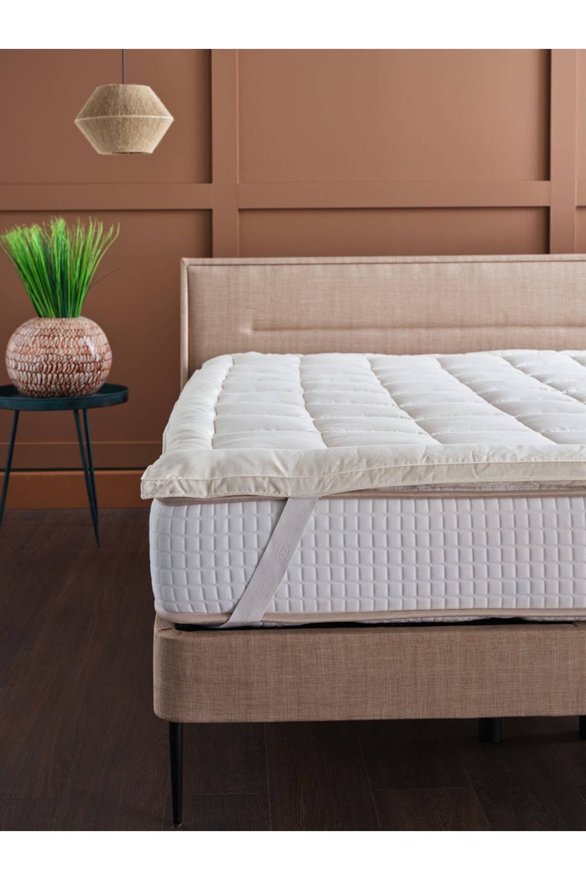 Protège-matelas en coton blanc - x cm
