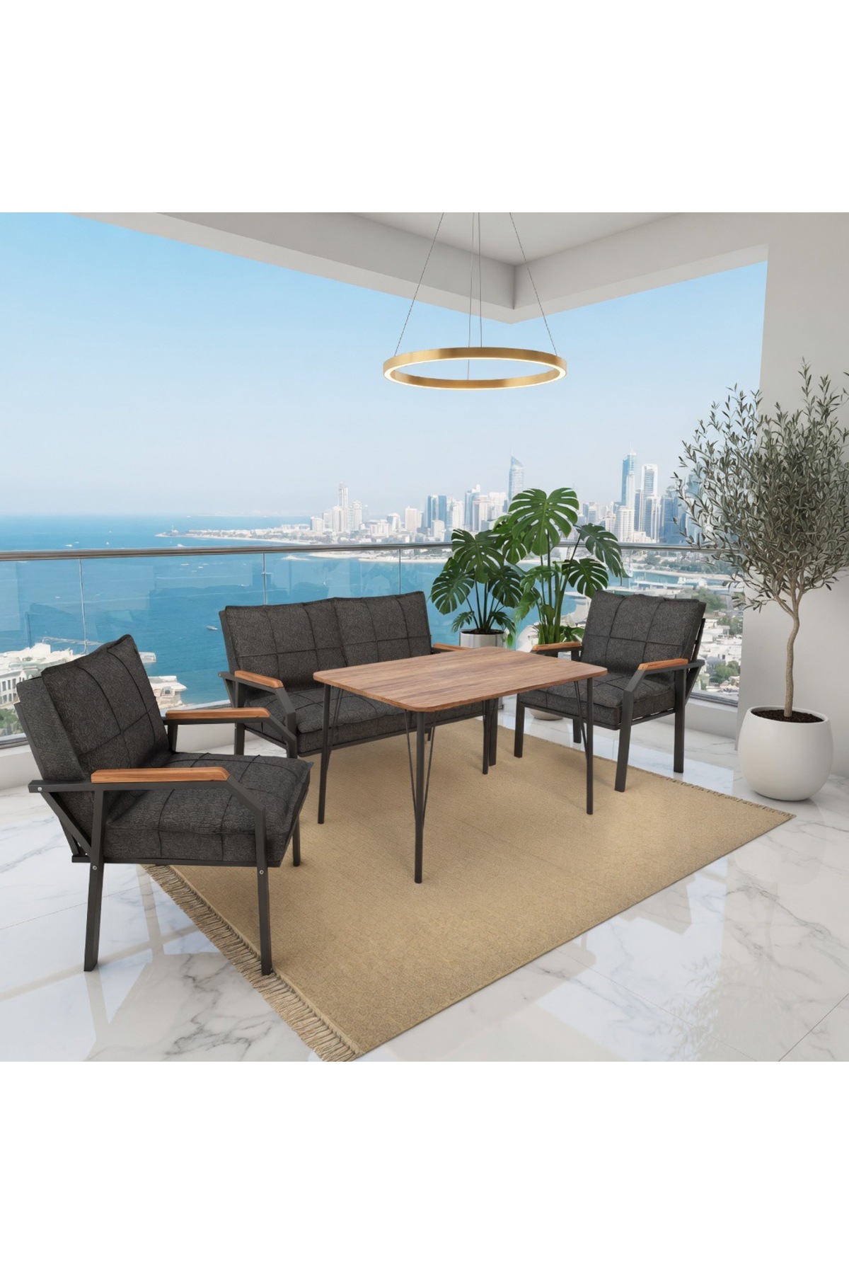 Ensemble de salon Hayal avec table