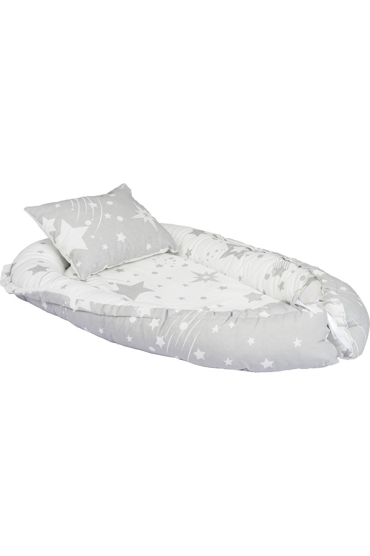 Btrend Babynest Lit et Oreiller + Cadeau Pochette Berceau Bascule Panier Lit Bébé Hamac Ensemble 2 pièces