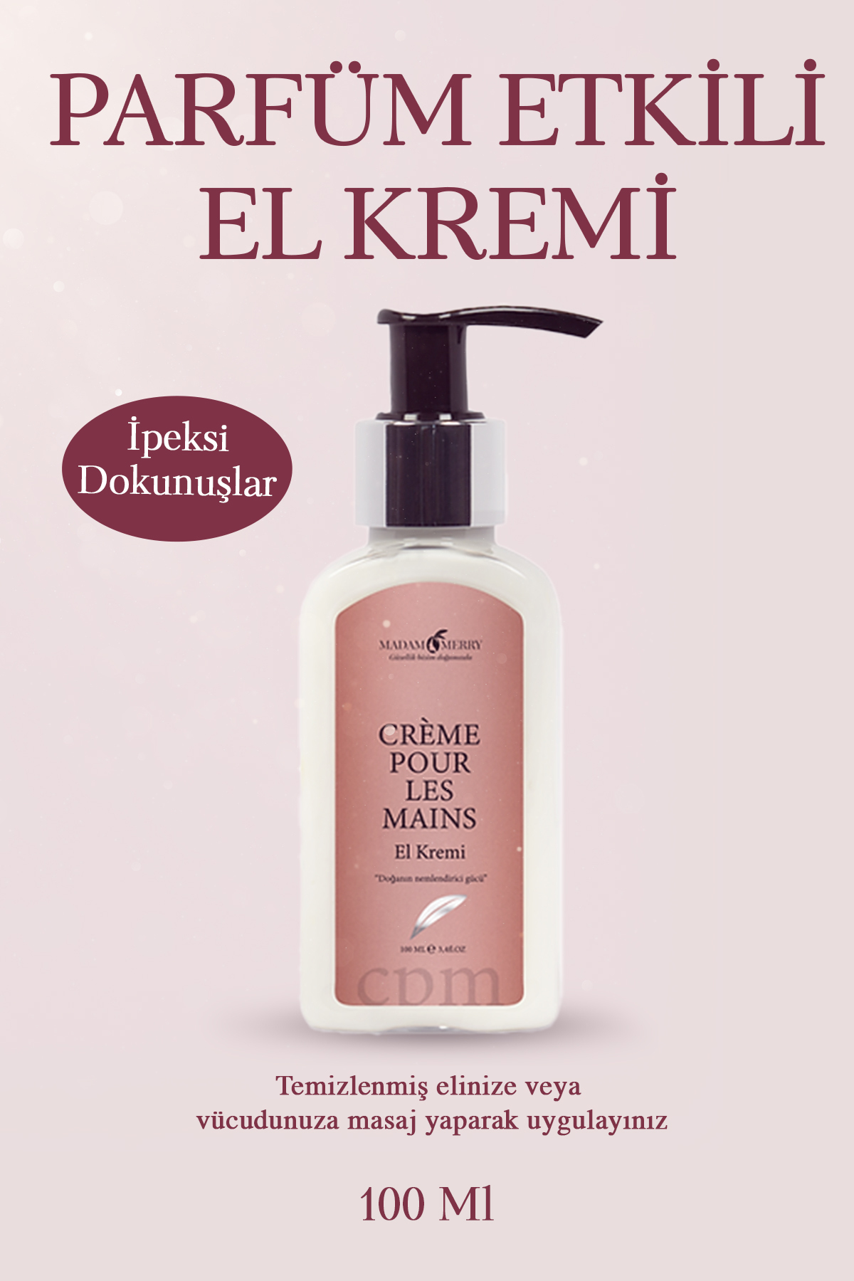 Crème pour les mains végétale (ml)