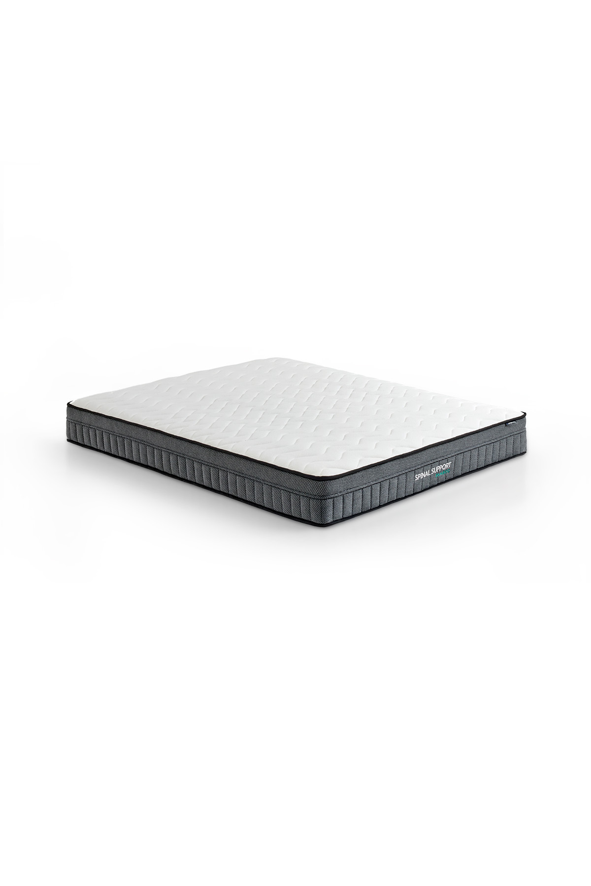 Matelas orthopédique à ressorts avec poche et rouleau en bambou pour soutien de la colonne vertébrale