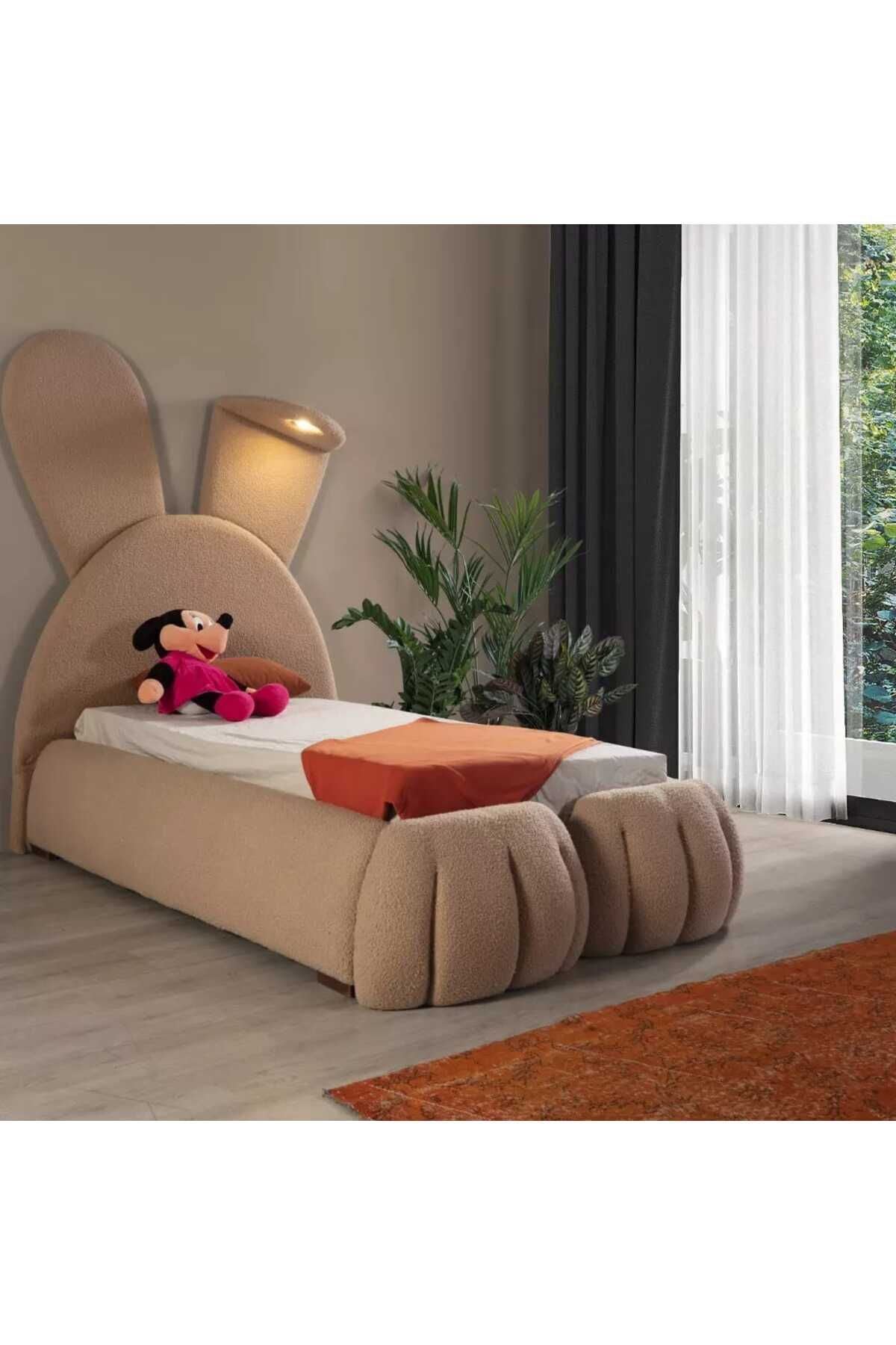 Ensemble Chambre d'Enfant Lapin comprenant sommier et lit