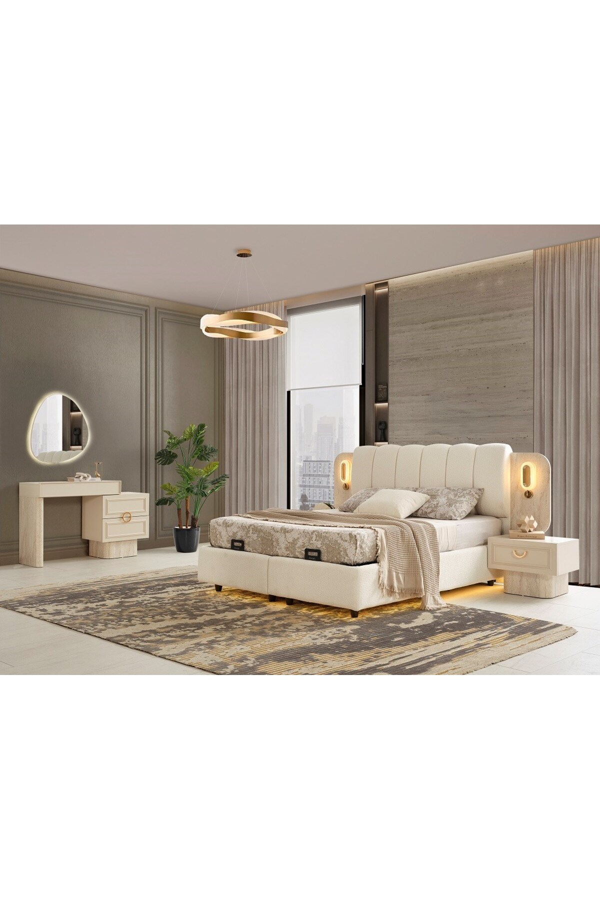 CHAMBRE À COUCHER BURGAZ EN MDF